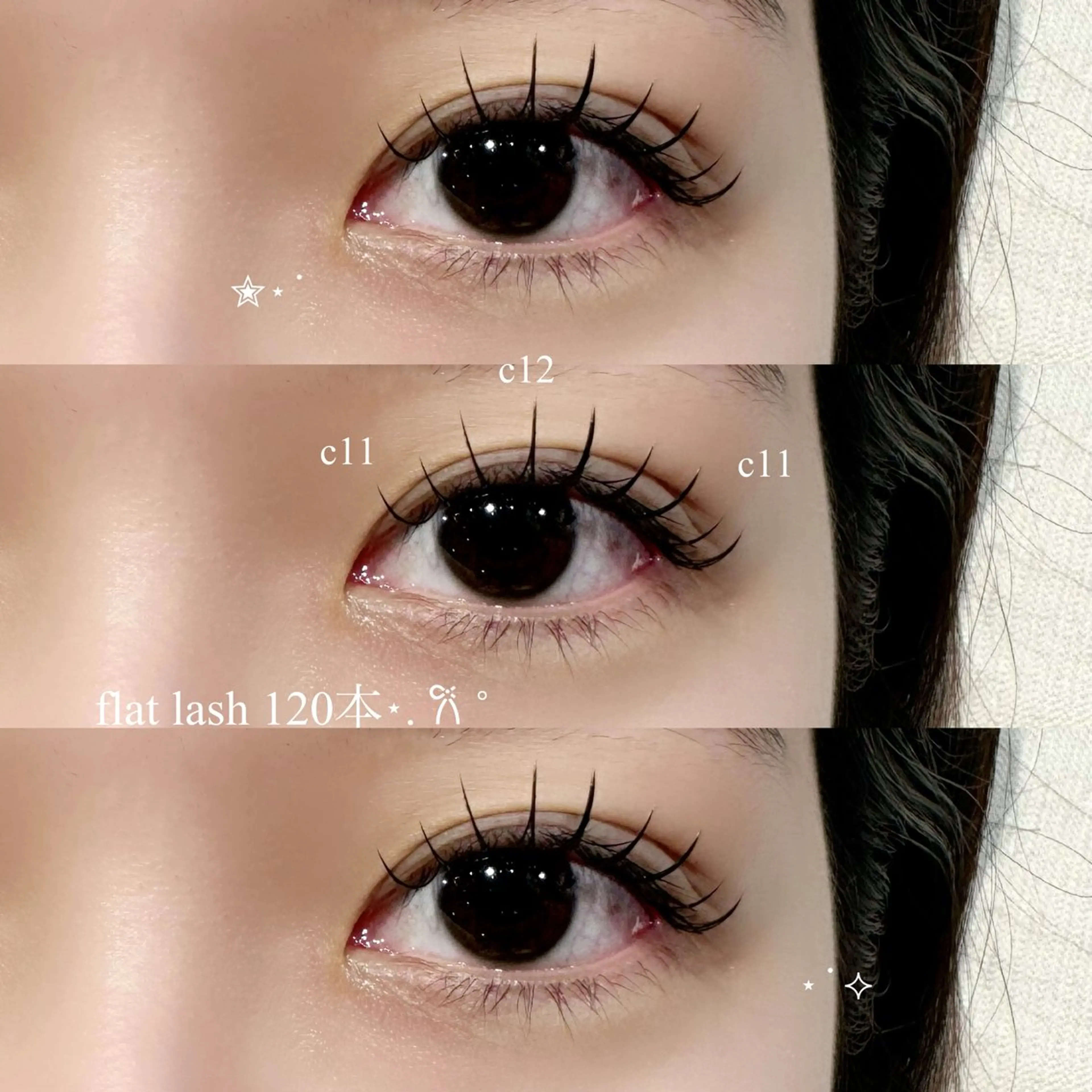 フラットラッシュ150本まで付け放題🎀オフ無料⦅コーティング仕上げ付き⦆の写真