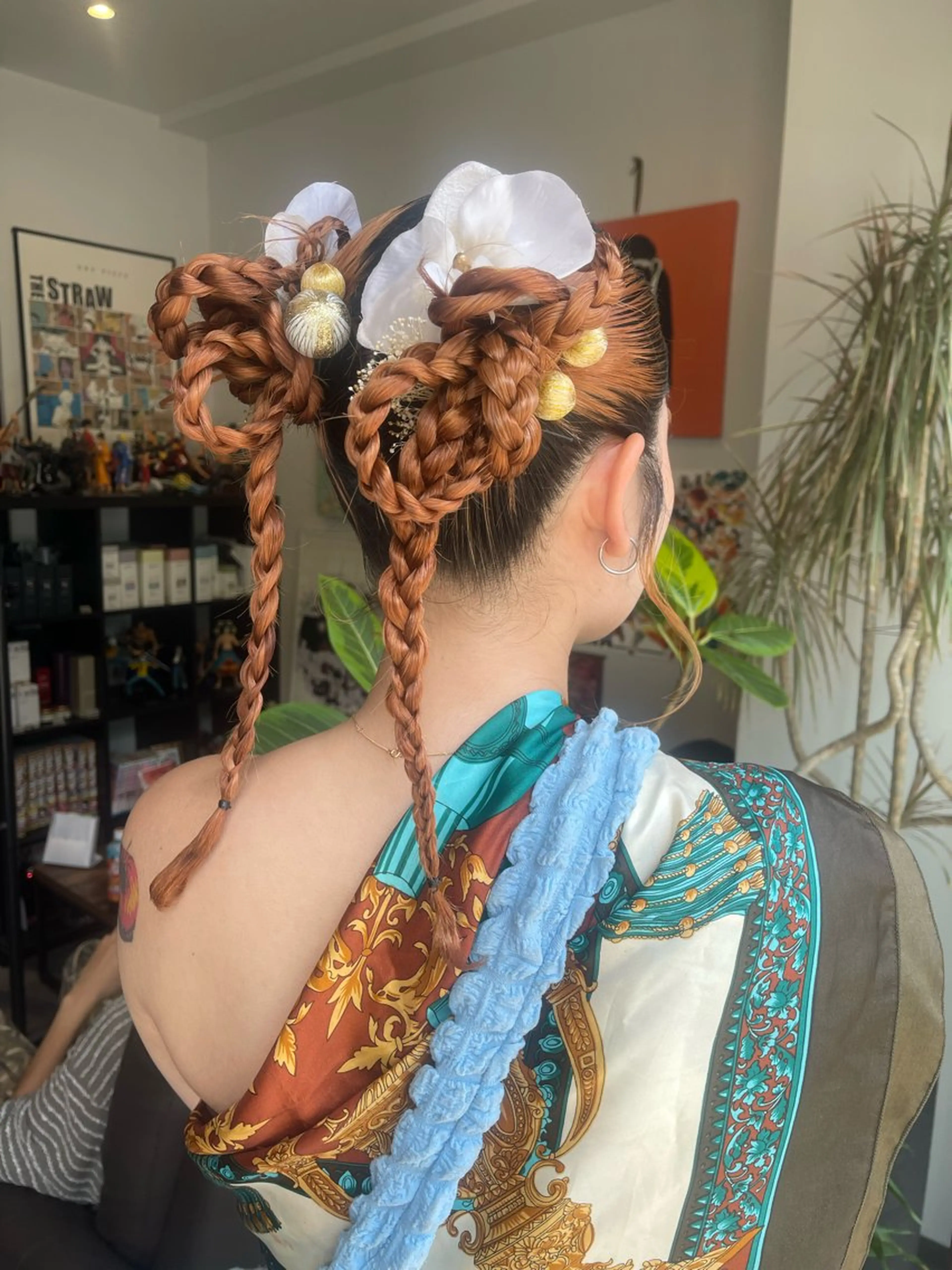 ロング ヘアセット guild.所属・アトム/ウルフ パーマ/レイヤーのヘアスタイル