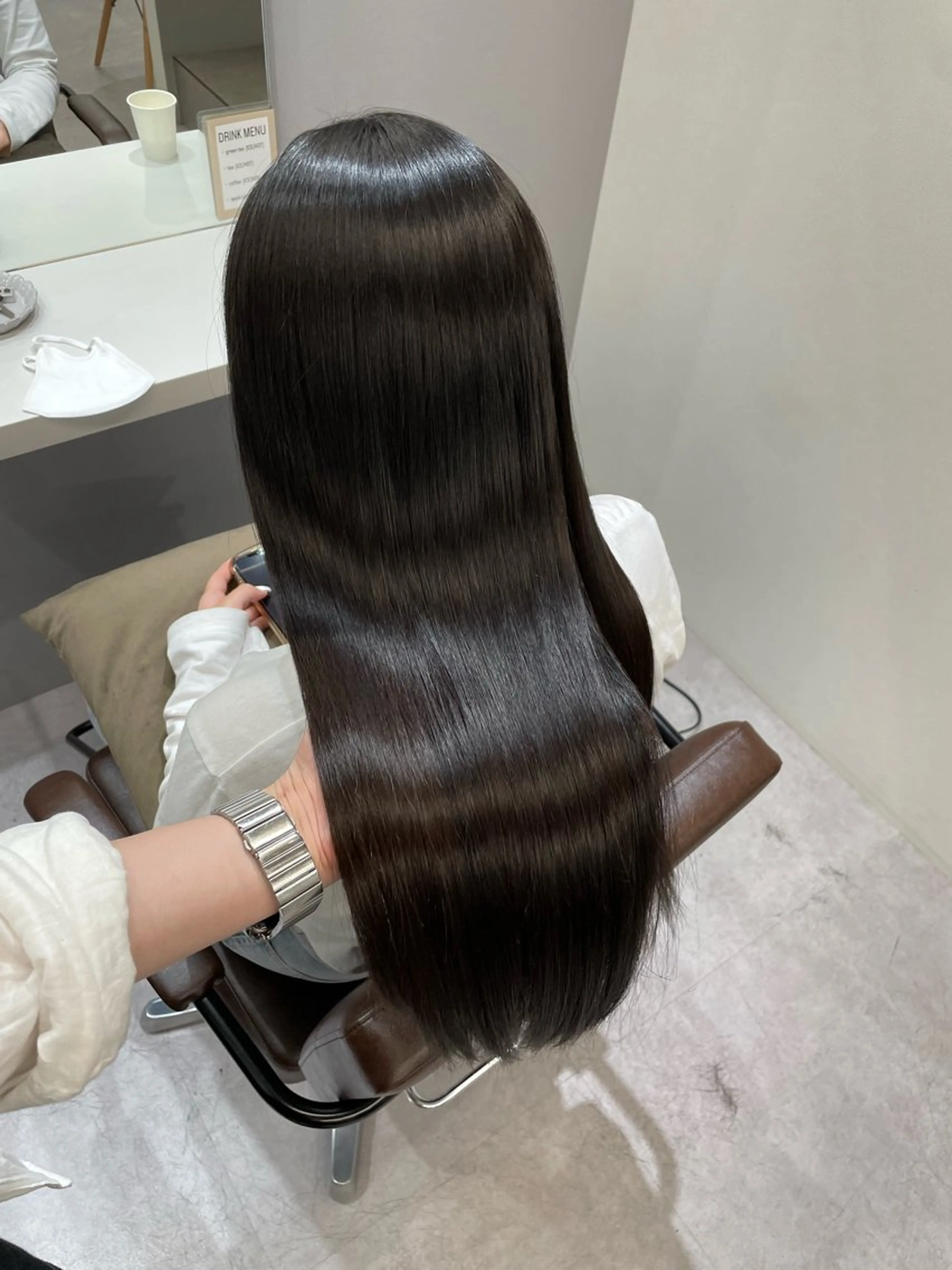 セミロング 髪質改善×韓国ヘア HIROのヘアスタイル