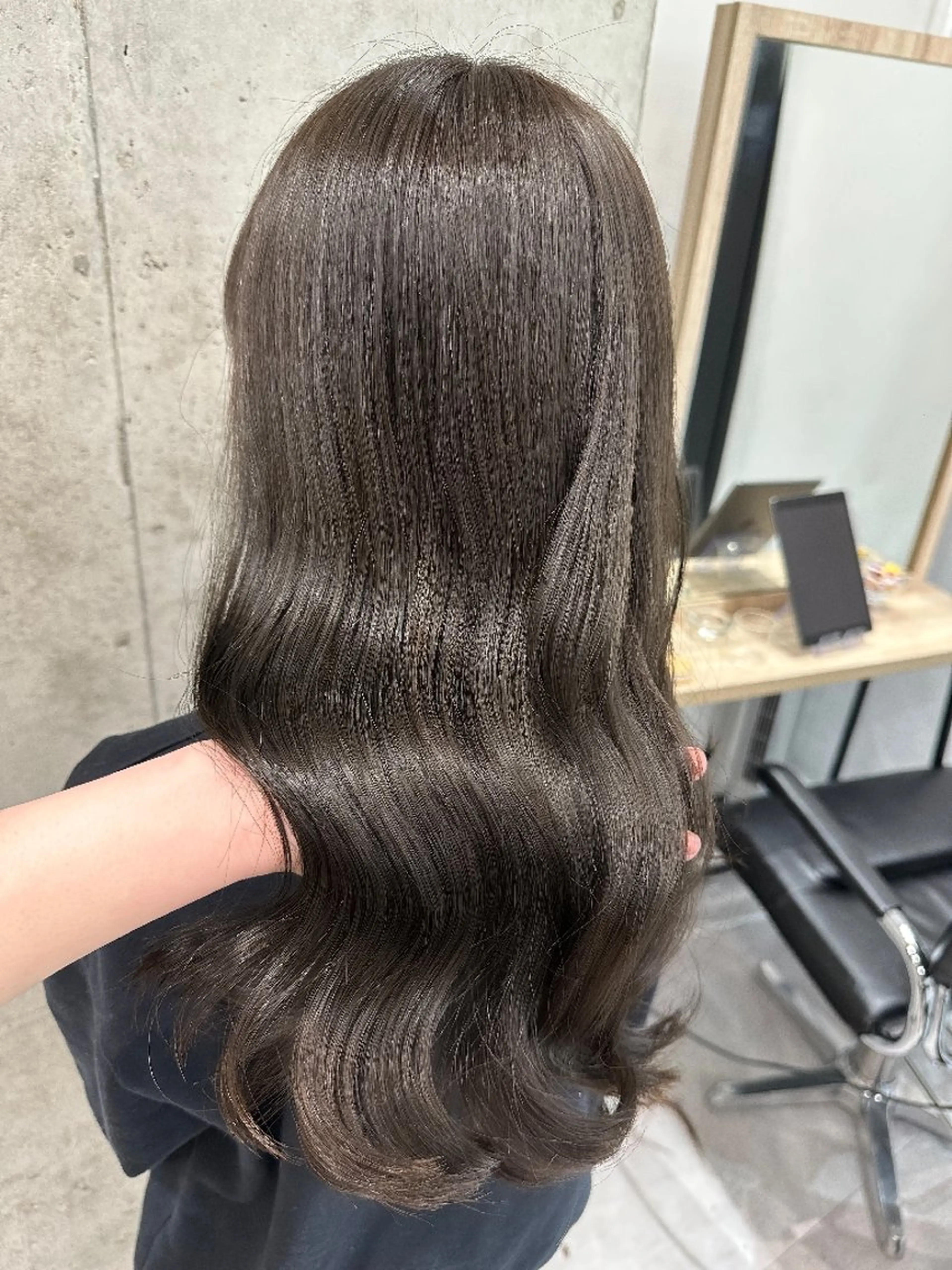 セミロング カラー カット ヘアカラー トリートメント ヘアアレンジ/柔らか 艶カラー/AKARIのヘアスタイル
