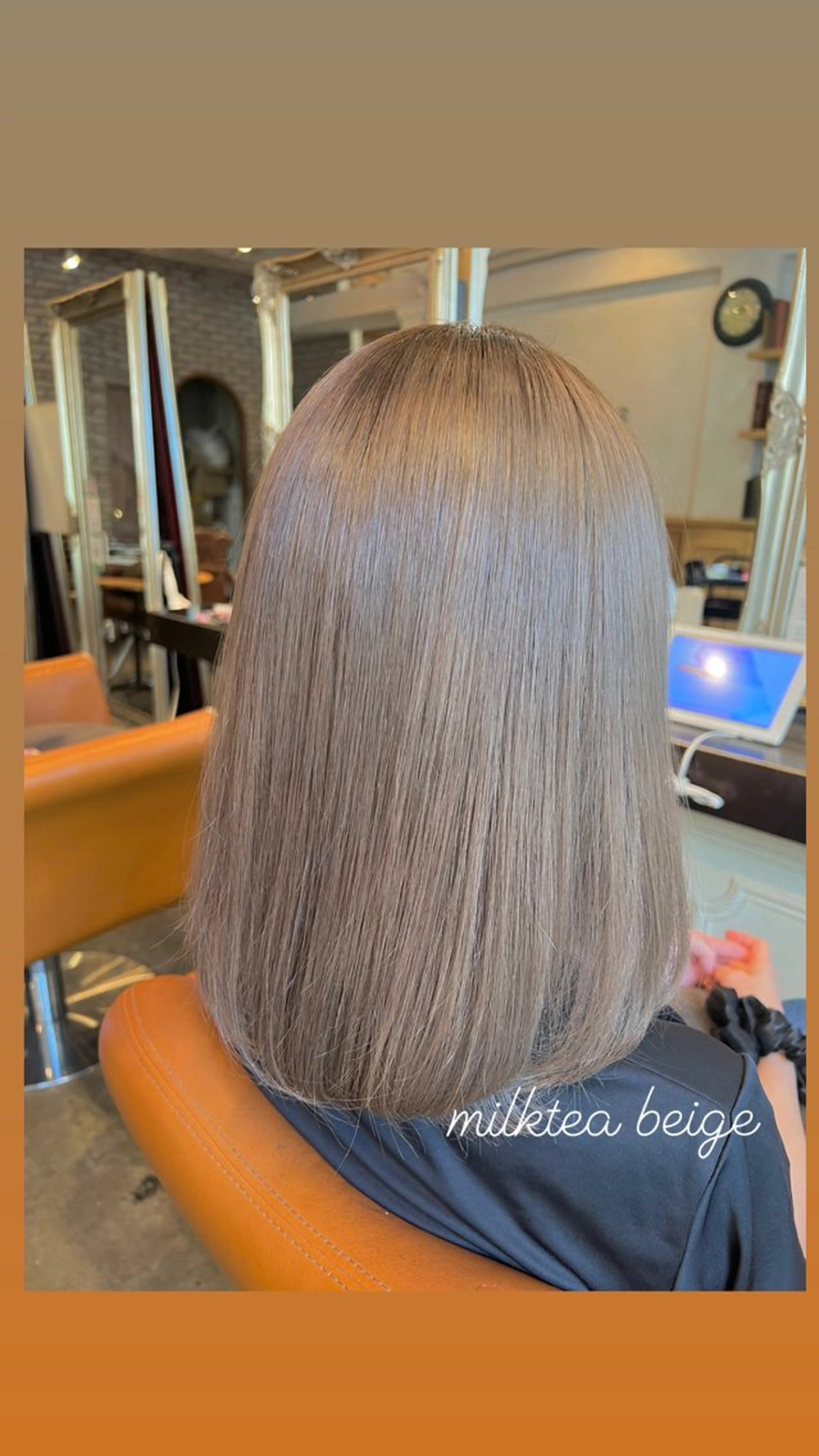 ミディアム カラー ベージュカラー ブリーチ カット ヘアカラー トリートメント ハイライト/インナー /ブリーチ/レイヤーのヘアスタイル