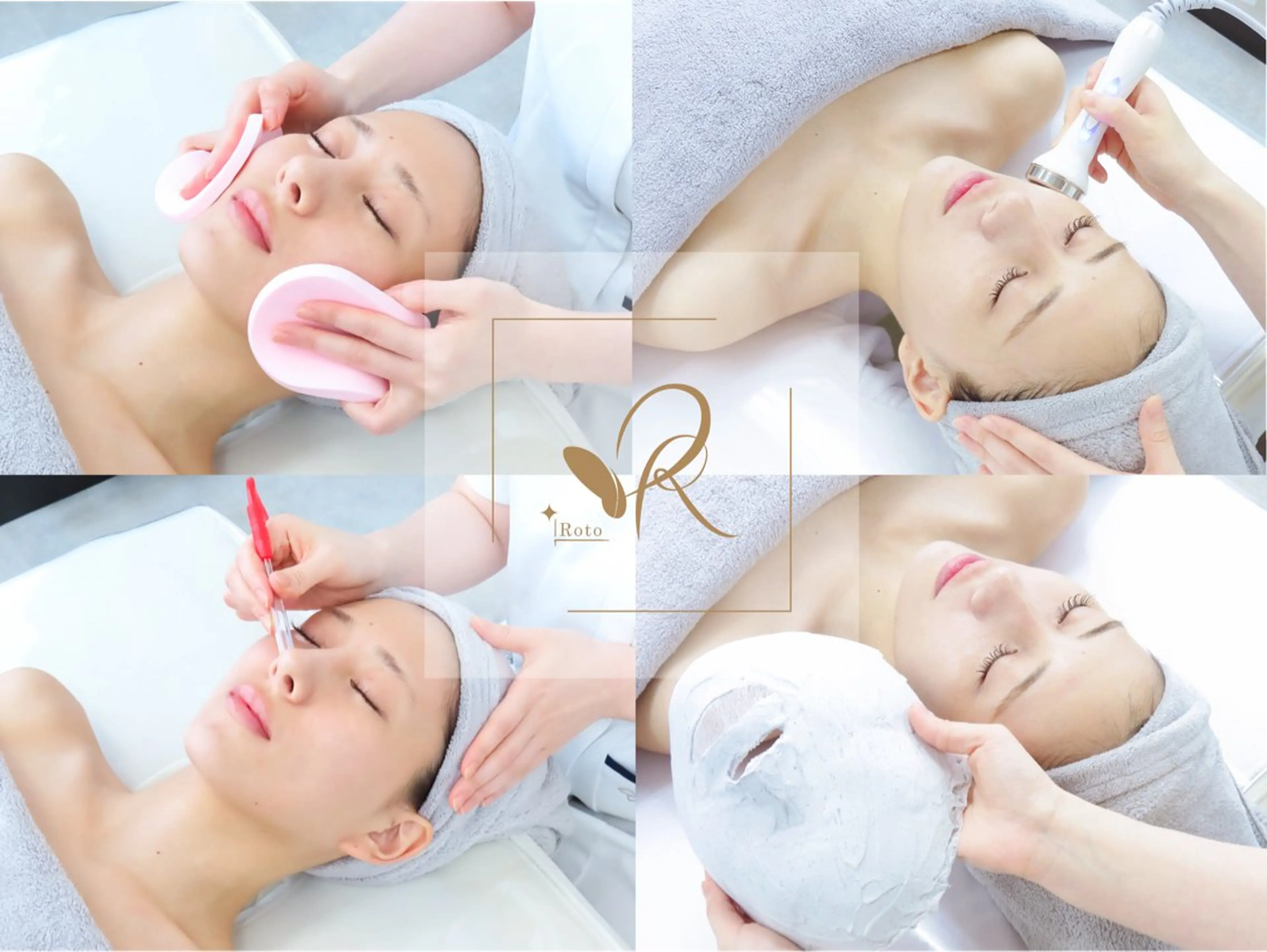 【★人気NO.1/小顔＆美肌】韓国小顔コルギ＋毛穴吸引＋超音波＋ヘッド　90分の写真