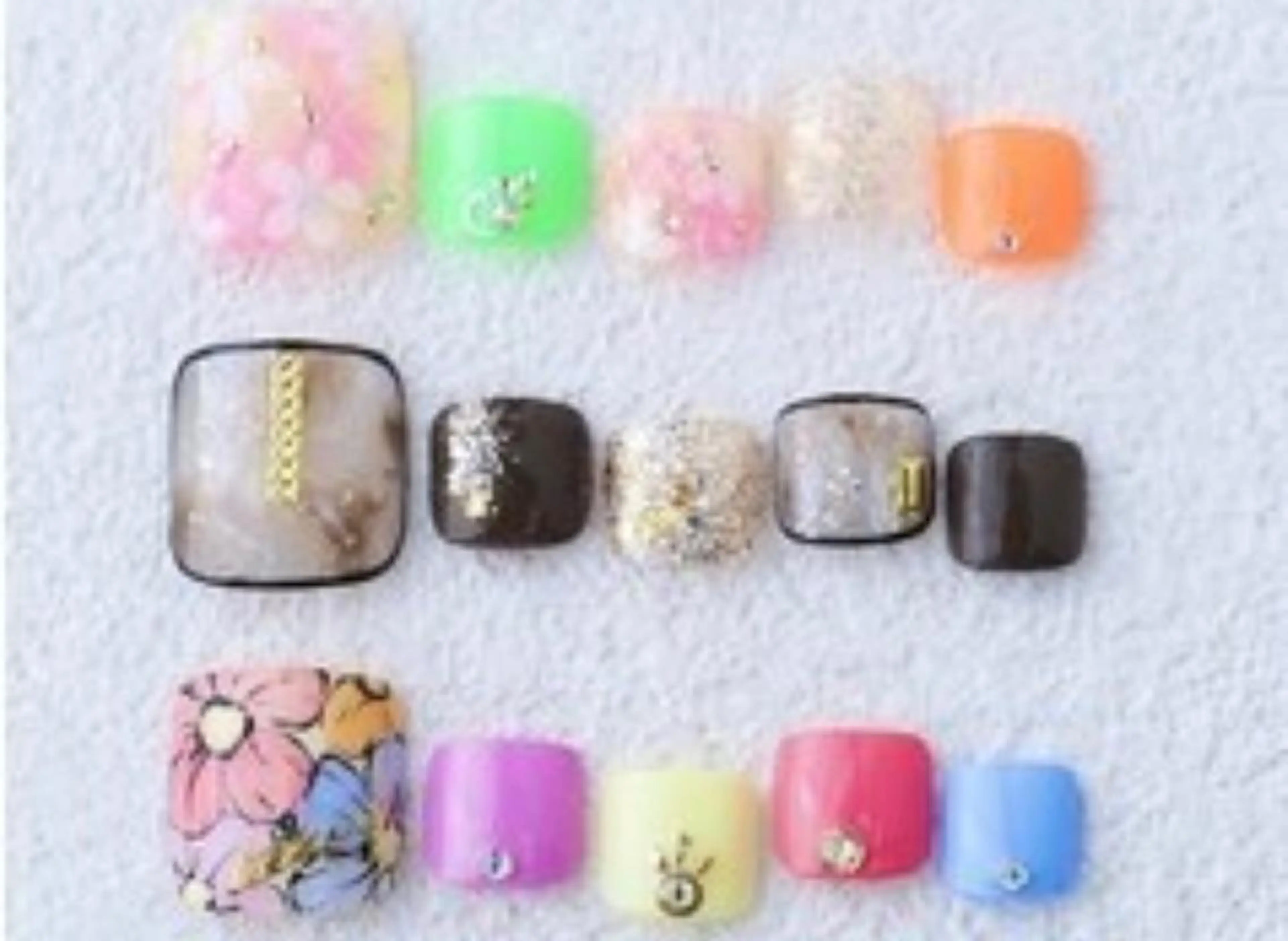 《フットケア&オフ込み》持ち込みOK！10本アートコースの写真