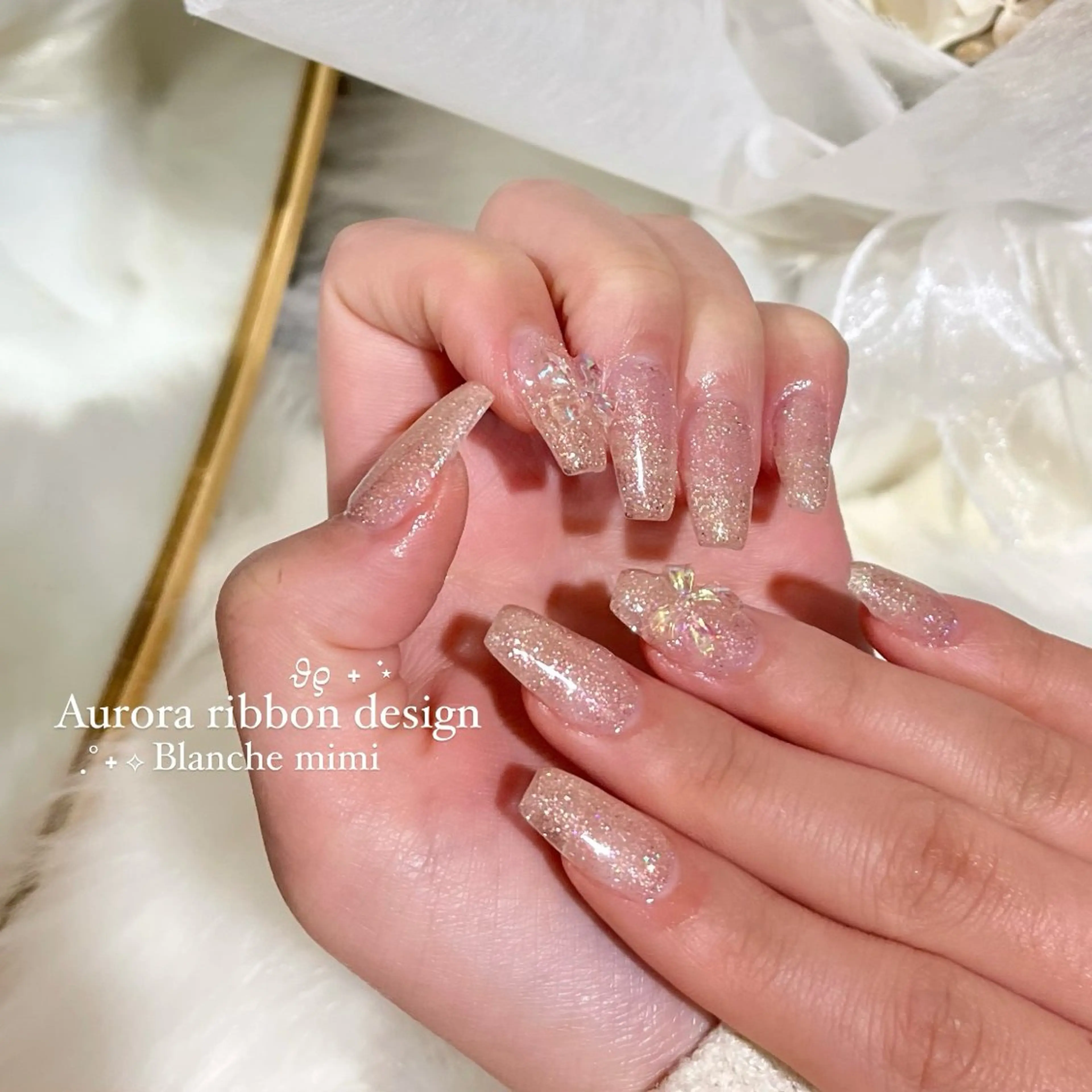 ネイル ハンドネイル Blanche mimi.u_aのネイルデザイン