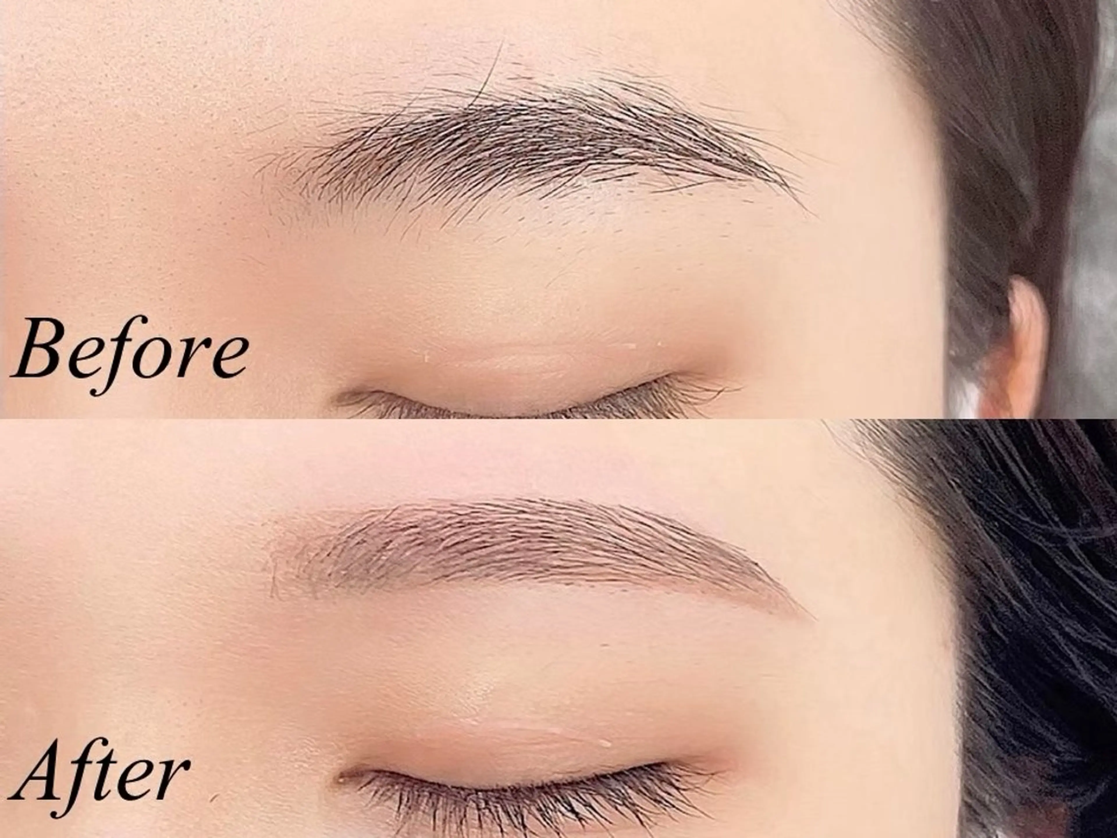 学割U24🎓《ナチュラル眉🌱》美眉アイブロウWAX+間引き (メイク込) ¥4800の写真