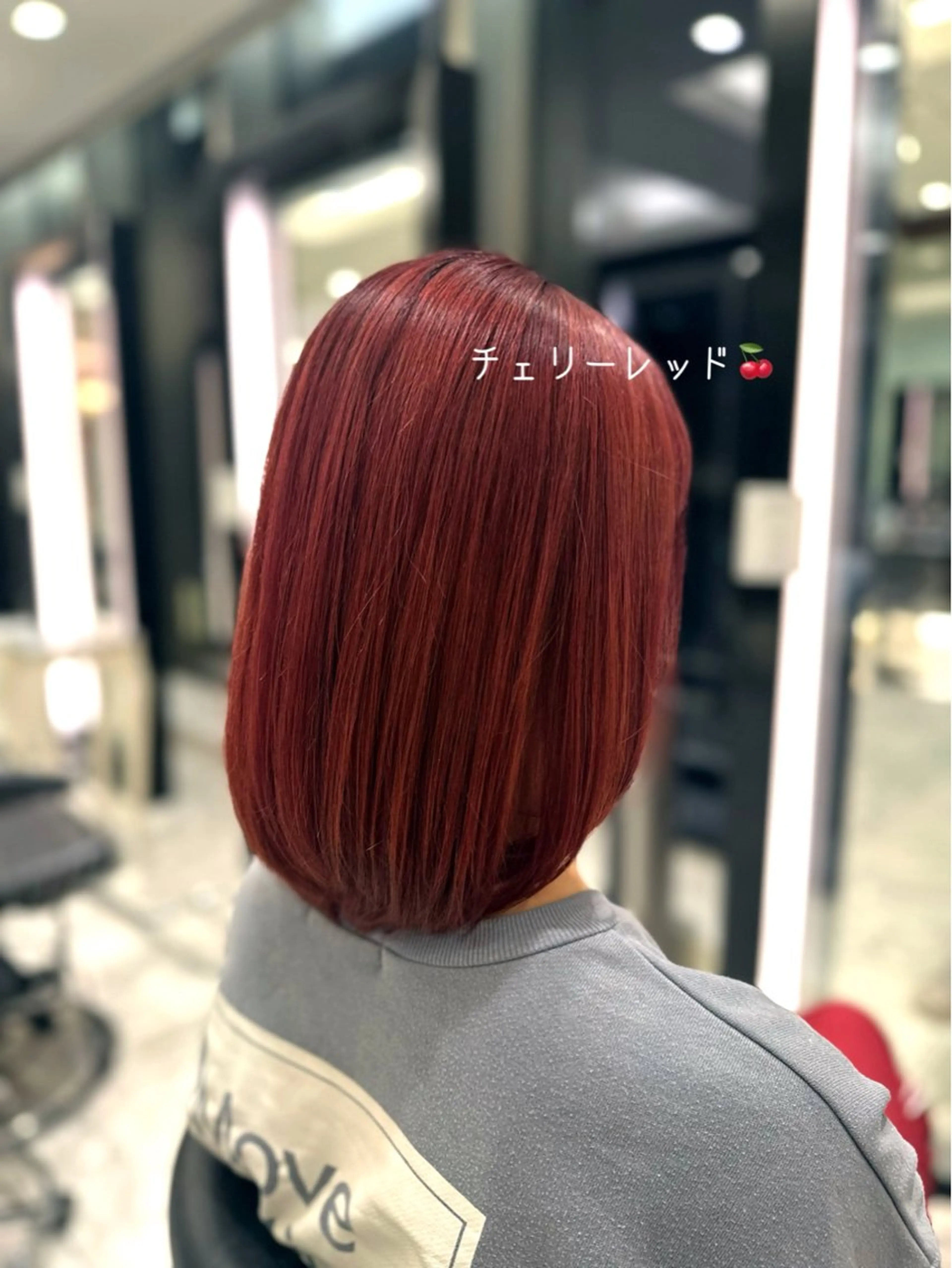 ミディアム ヘアカラー ボブ・ショート 🌻Yurinaのヘアスタイル