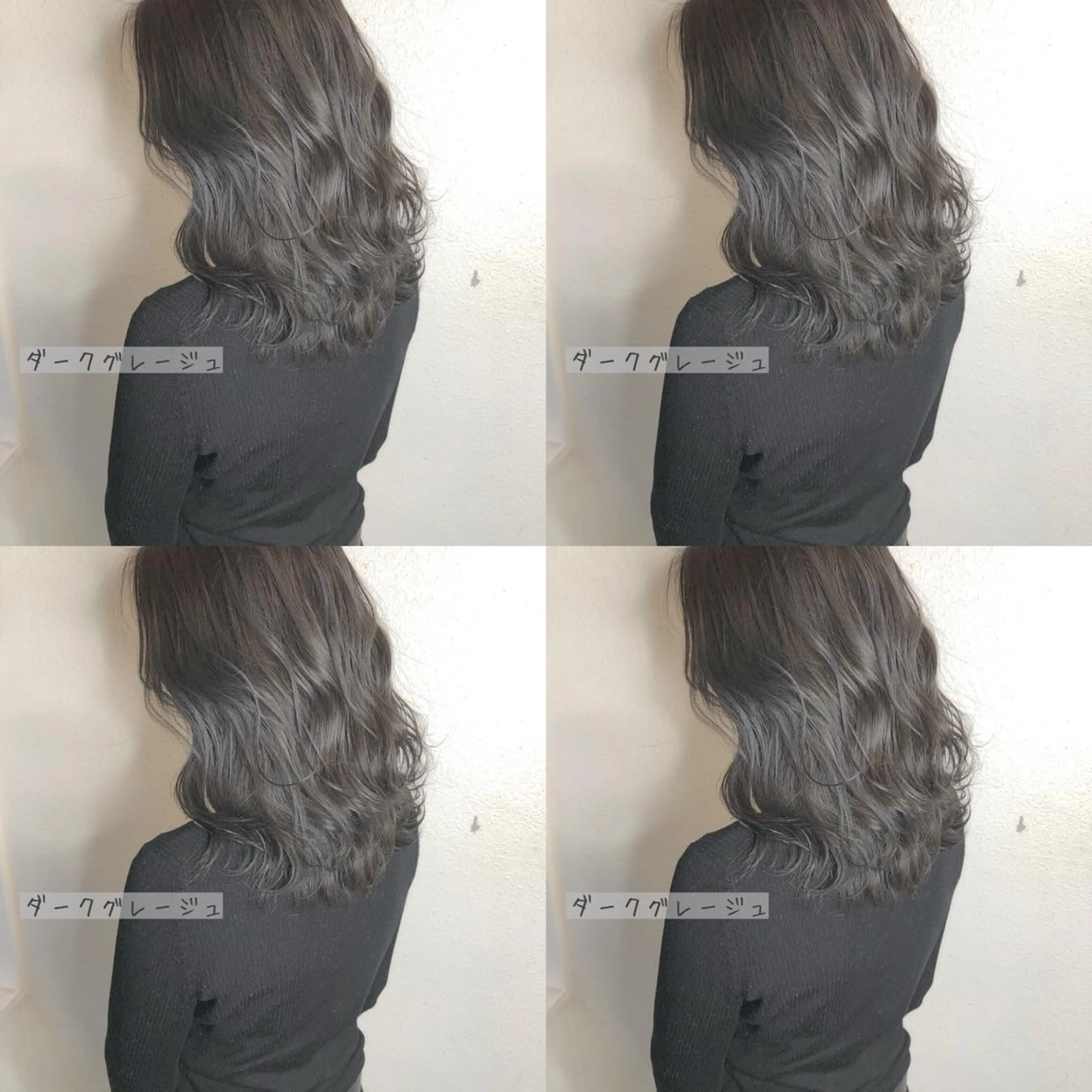 セミロング カラー ブリーチ あさだ しゅうたろうのヘアスタイル