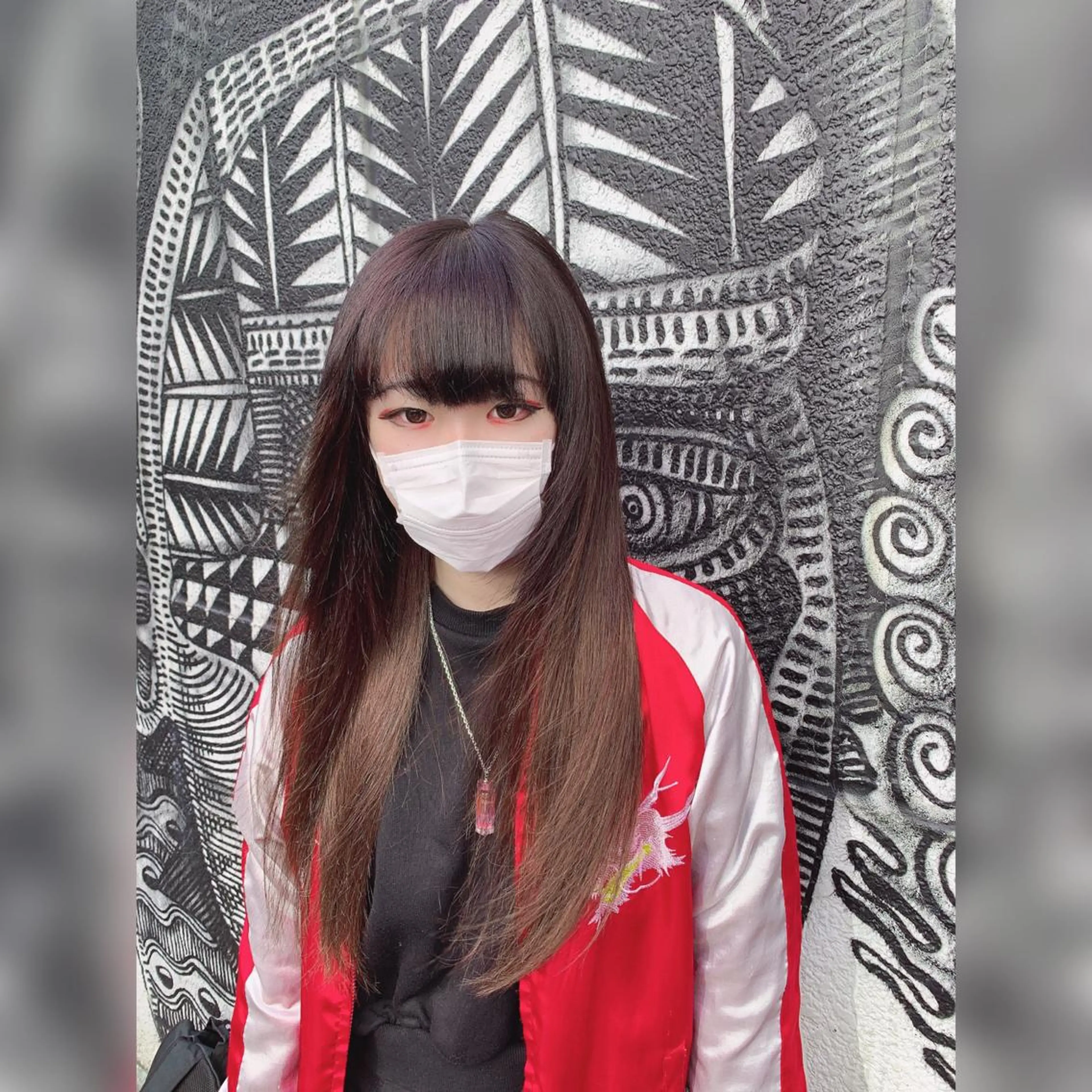 ミディアム カラー ヘアアレンジ 編み込みエクステ ブラウンカラー エクステ 🌈派手髪エクステ ブレイズ🌈ひろとのヘアスタイル