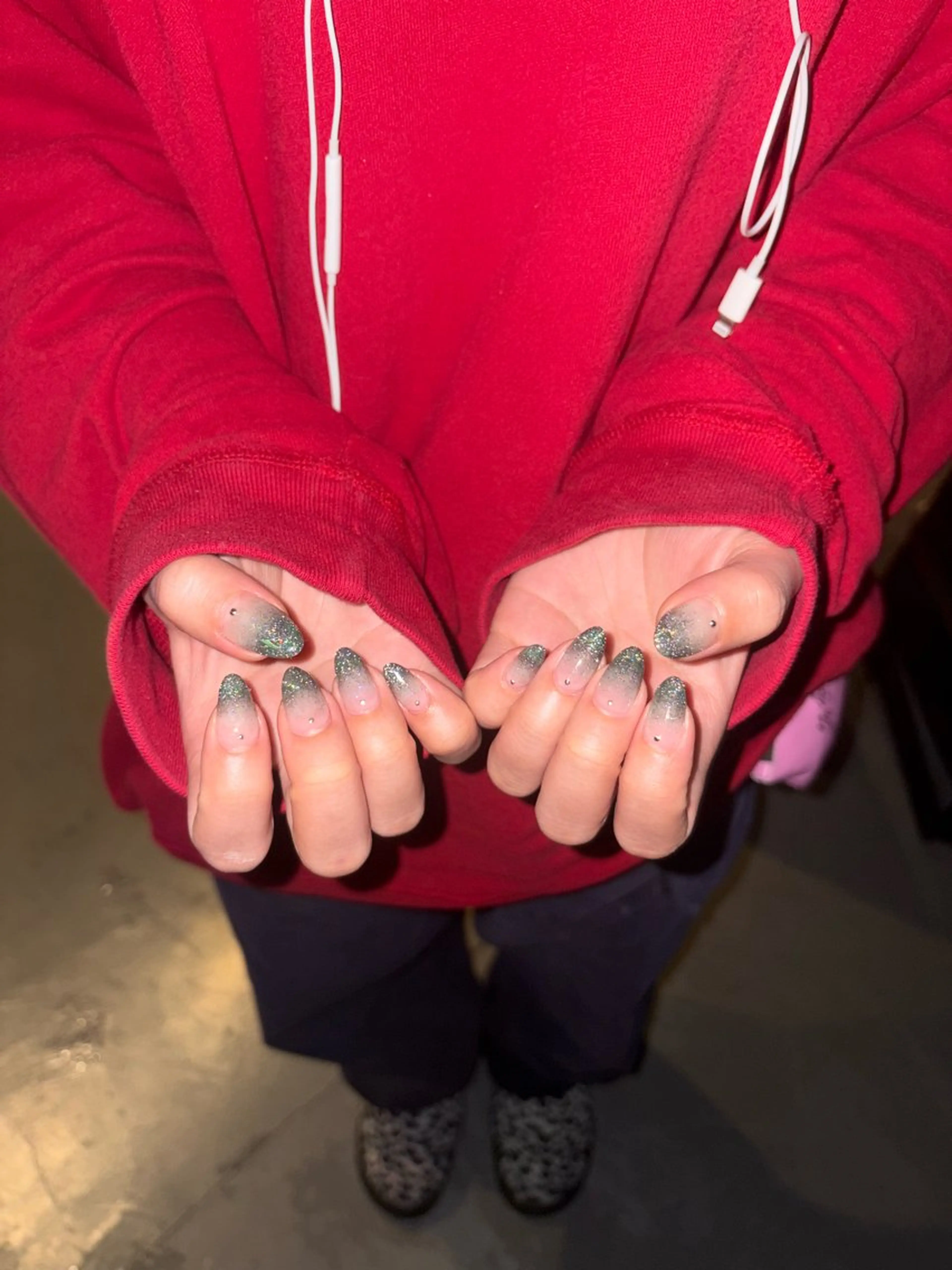 ネイル ラメ(グリッター) ラメグラデーション ハンドネイル IROHA nail所属・IROHA NAIL Rinonのネイルデザイン