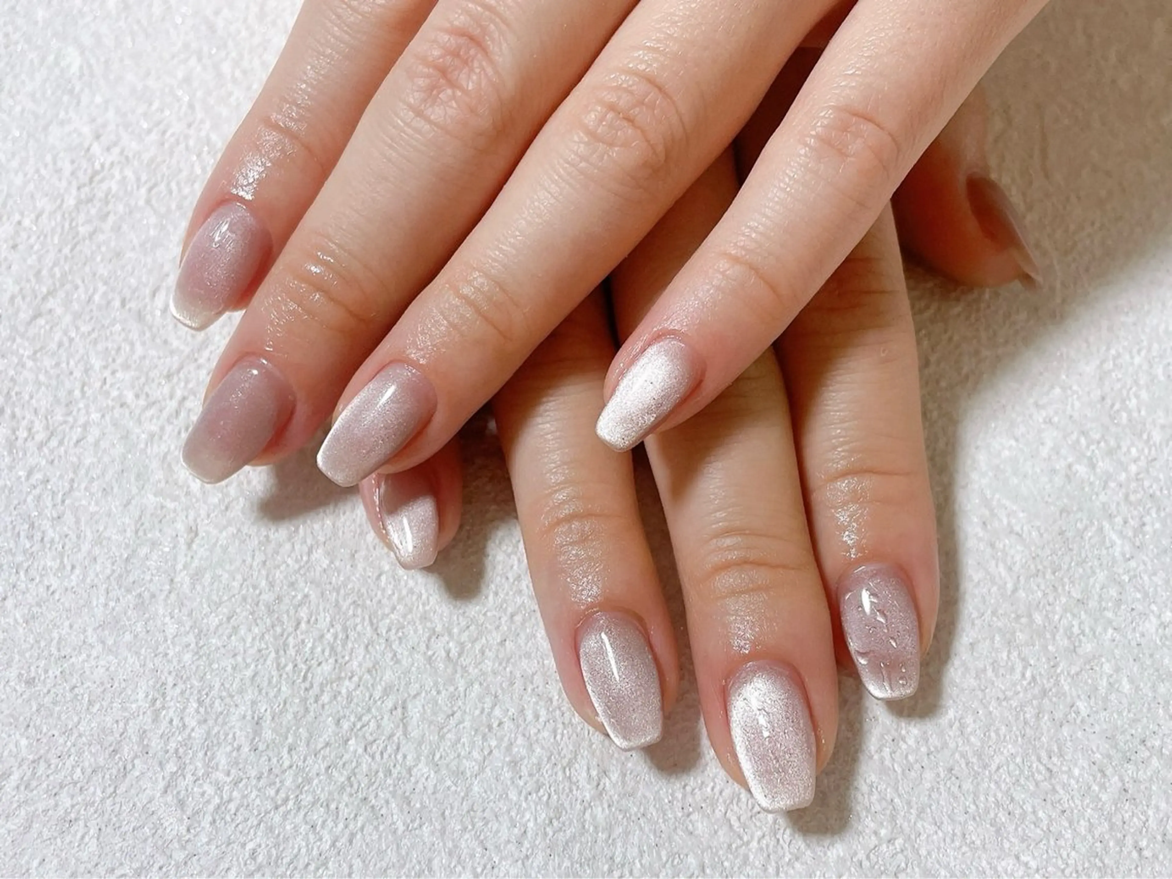 ネイル ジェルネイル キラキラネイル マグネットネイル メンズネイル パラジェル kiki nail たまプラーザのネイルデザイン