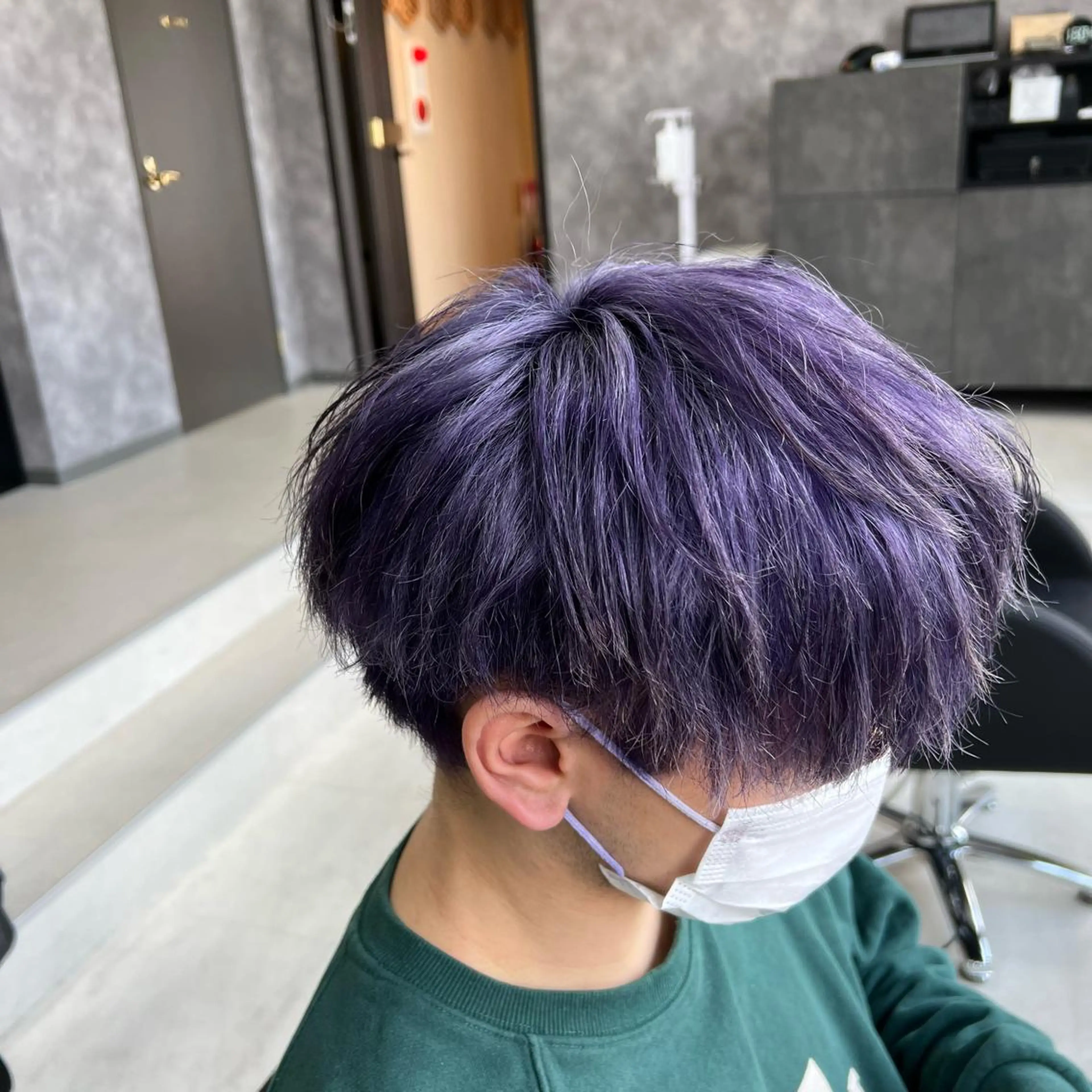 メンズカット＋カラーの写真