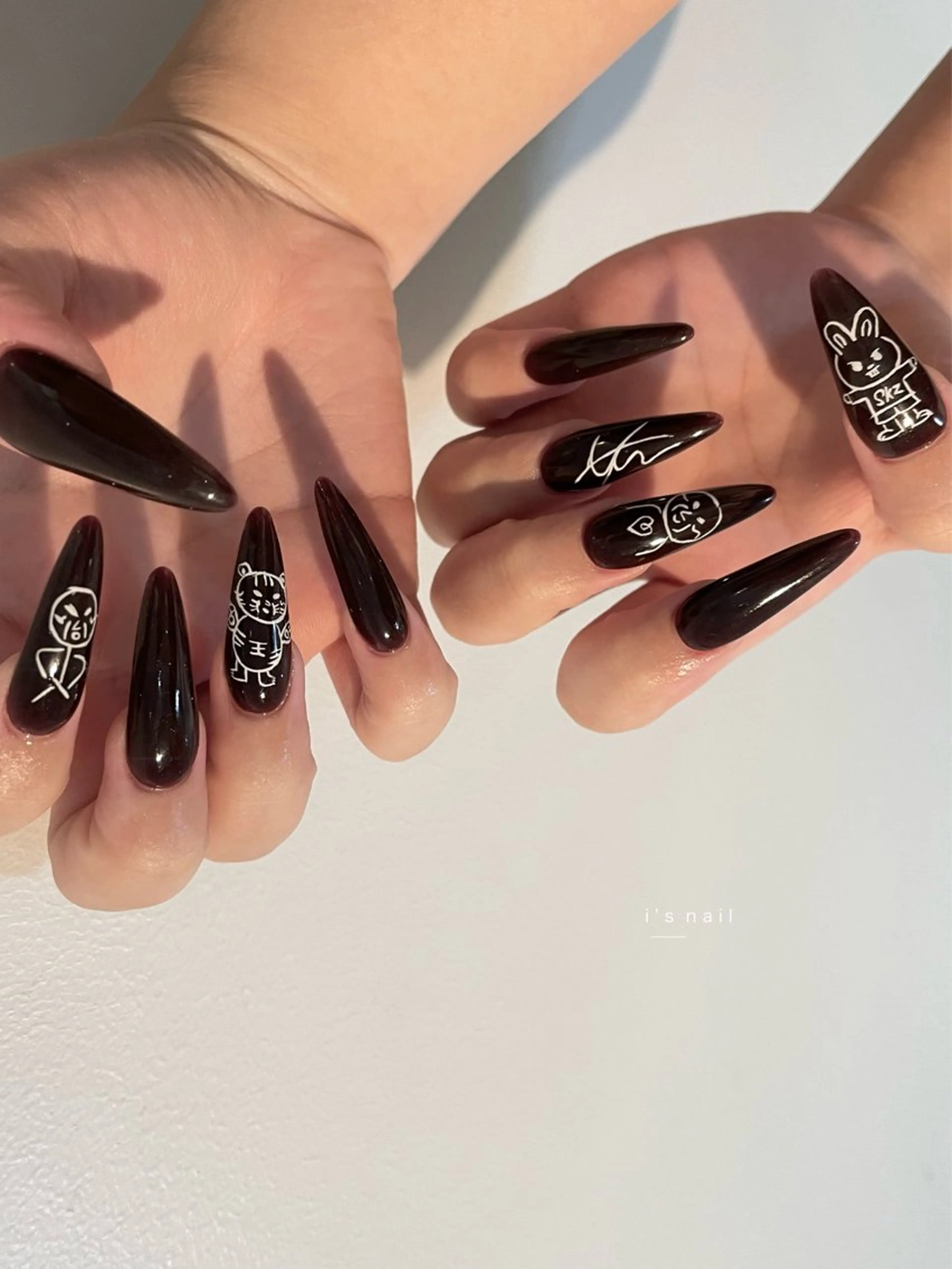ネイル アートネイル スカルプネイル i's nail 〈アイズネイル〉のネイルデザイン