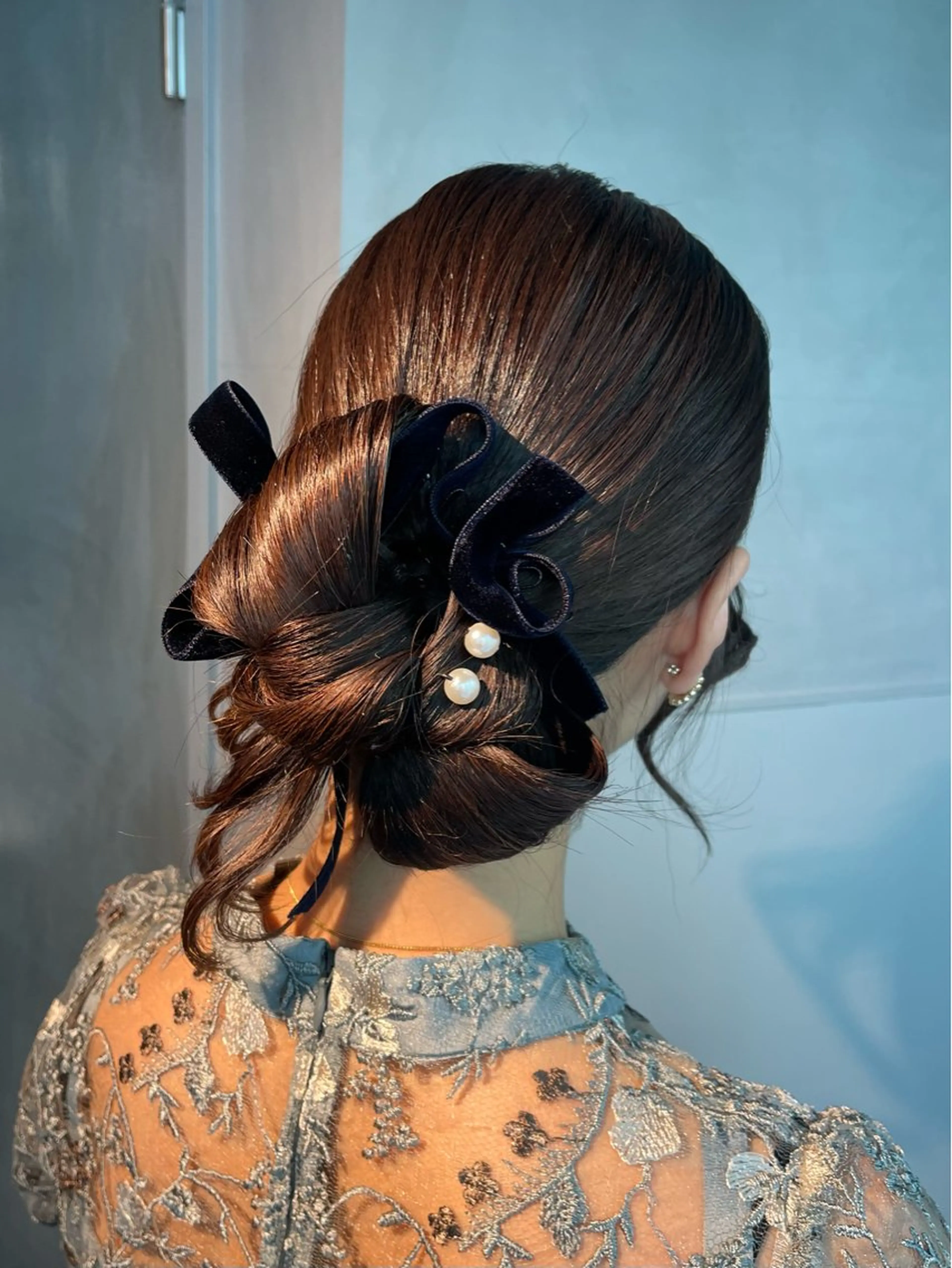 ヘアアレンジ 結婚式・ブライダル 卒業式のヘアスタイル ヘアセット charm《銀座》 ヘアセット/縮毛矯正のヘアスタイル