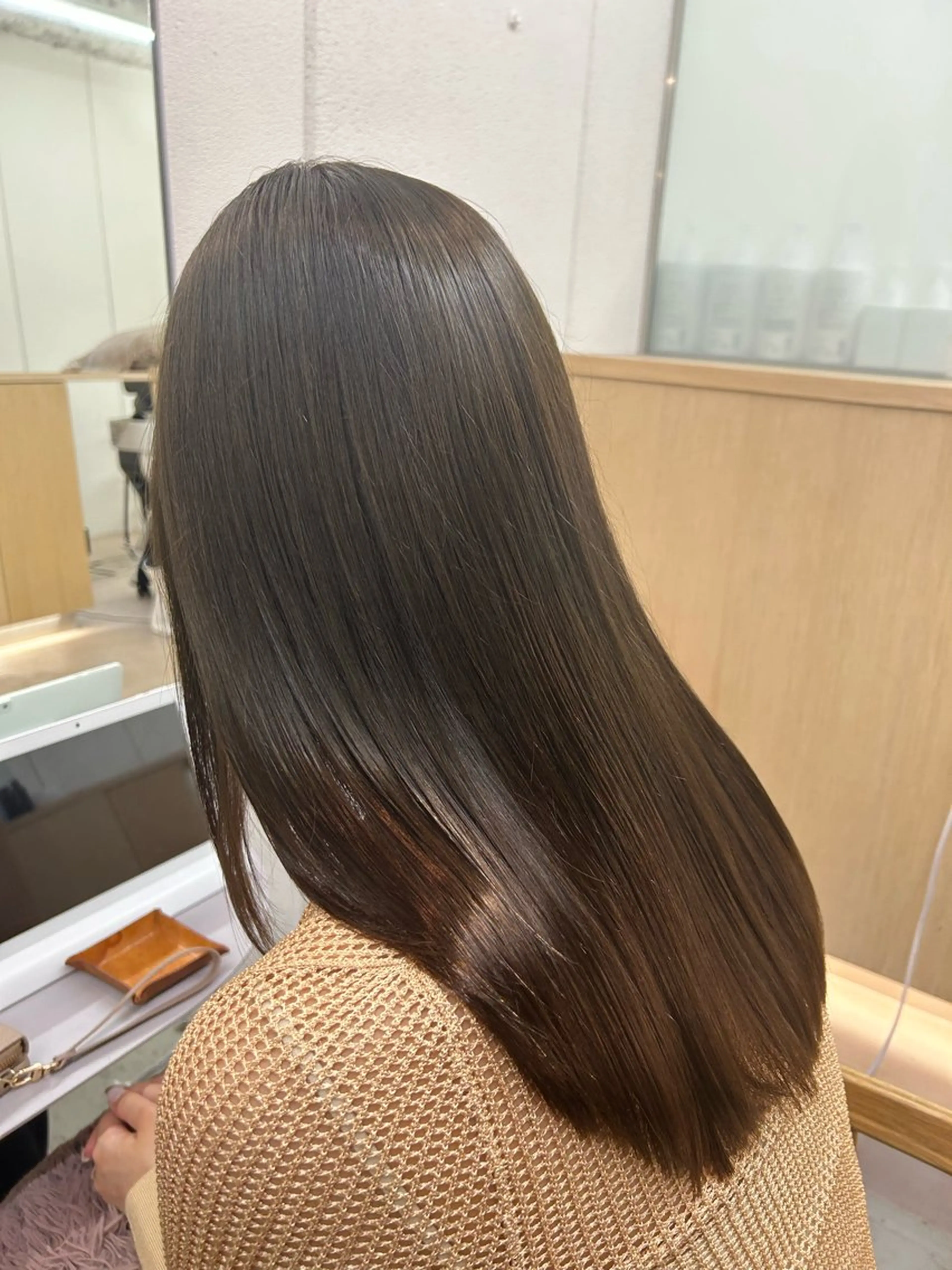 ロング カット 縮毛矯正 名古屋/久屋大通 /不破新のヘアスタイル