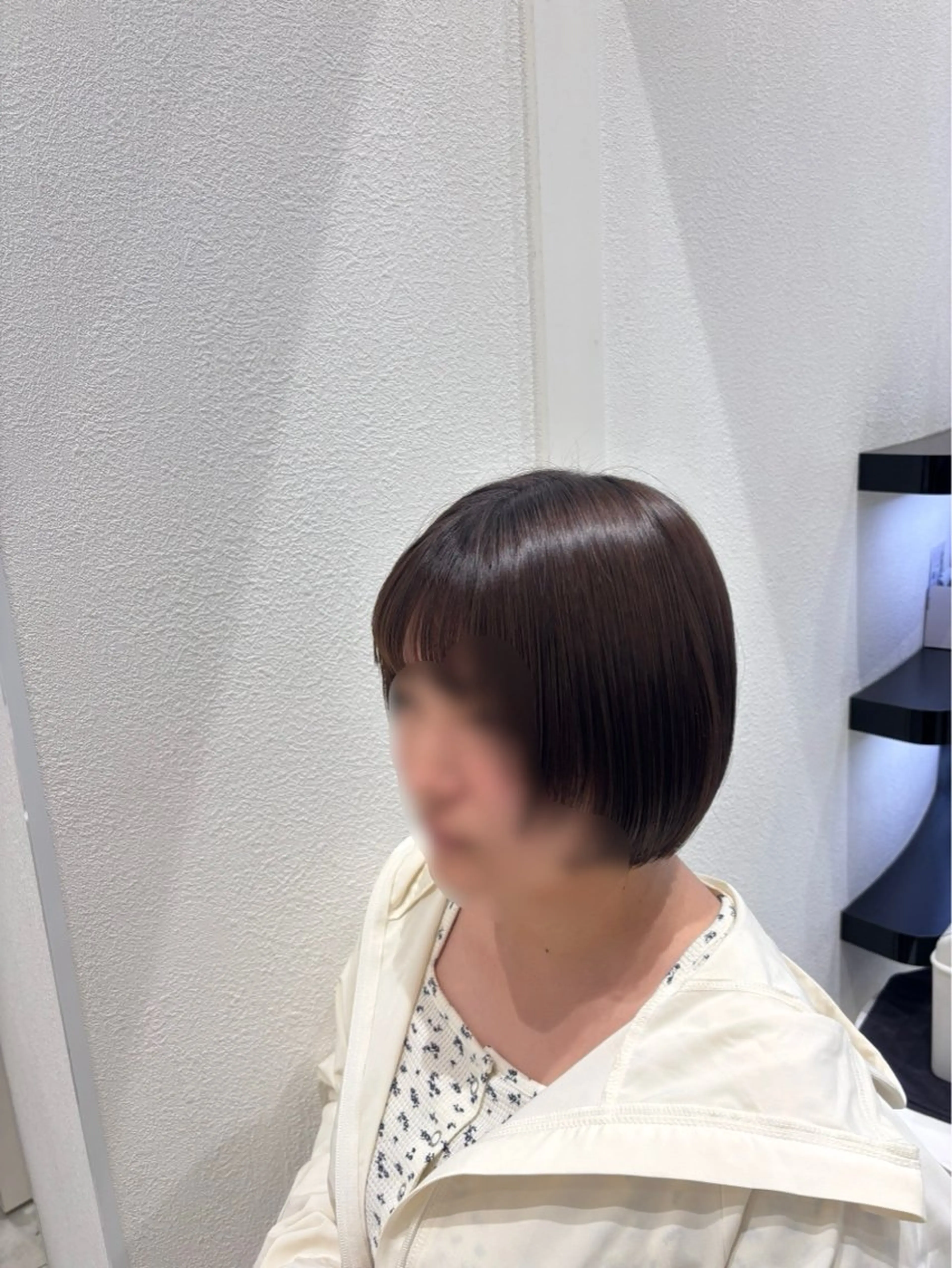 ショート 顔周りカット レイヤーカット 小顔カット カット カラー/ツヤ髪/ ヘッドスパ/りおんのヘアスタイル