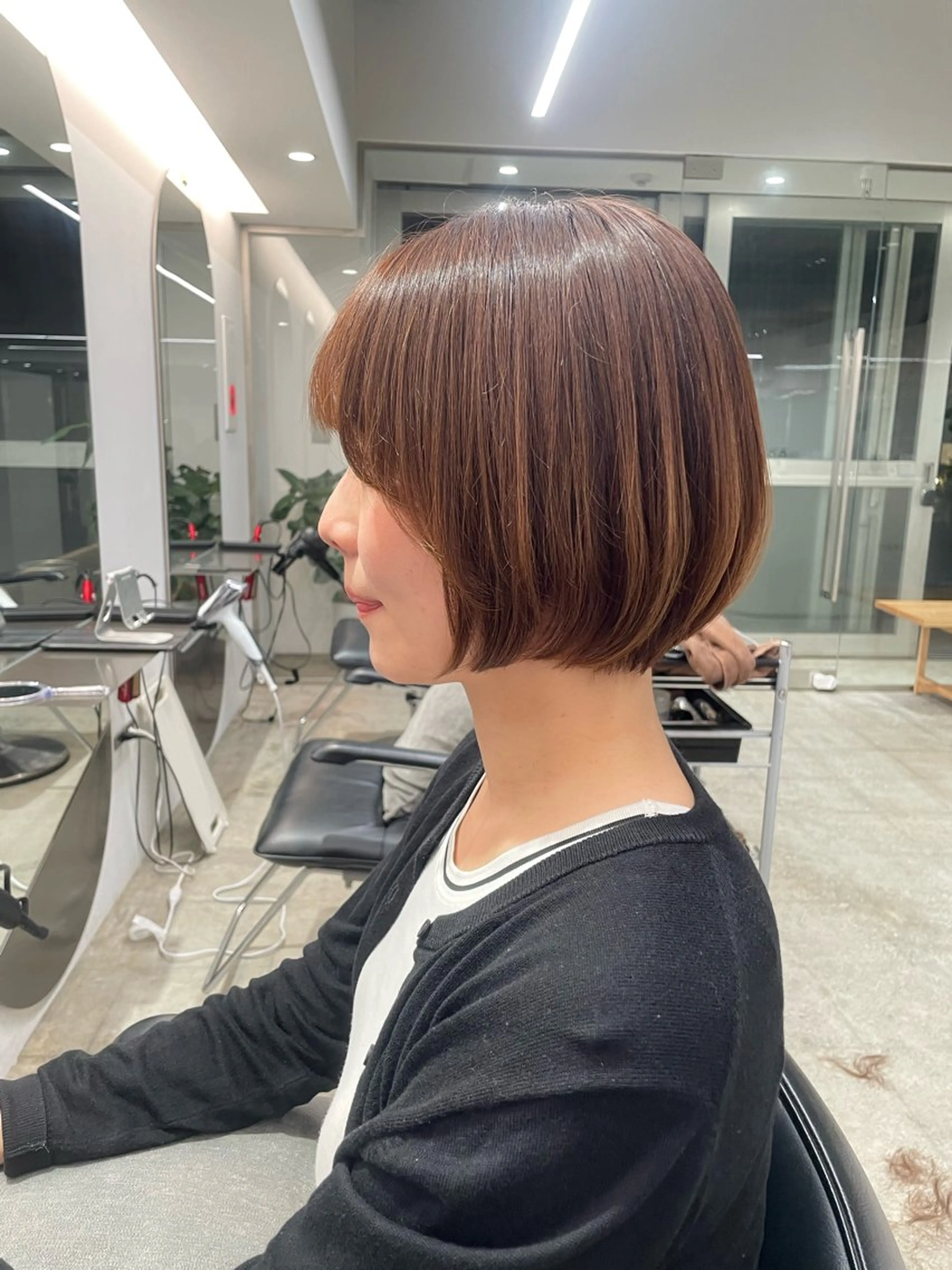 ショート 🤍ショートボブ 🤍NANAMI🤍のヘアスタイル