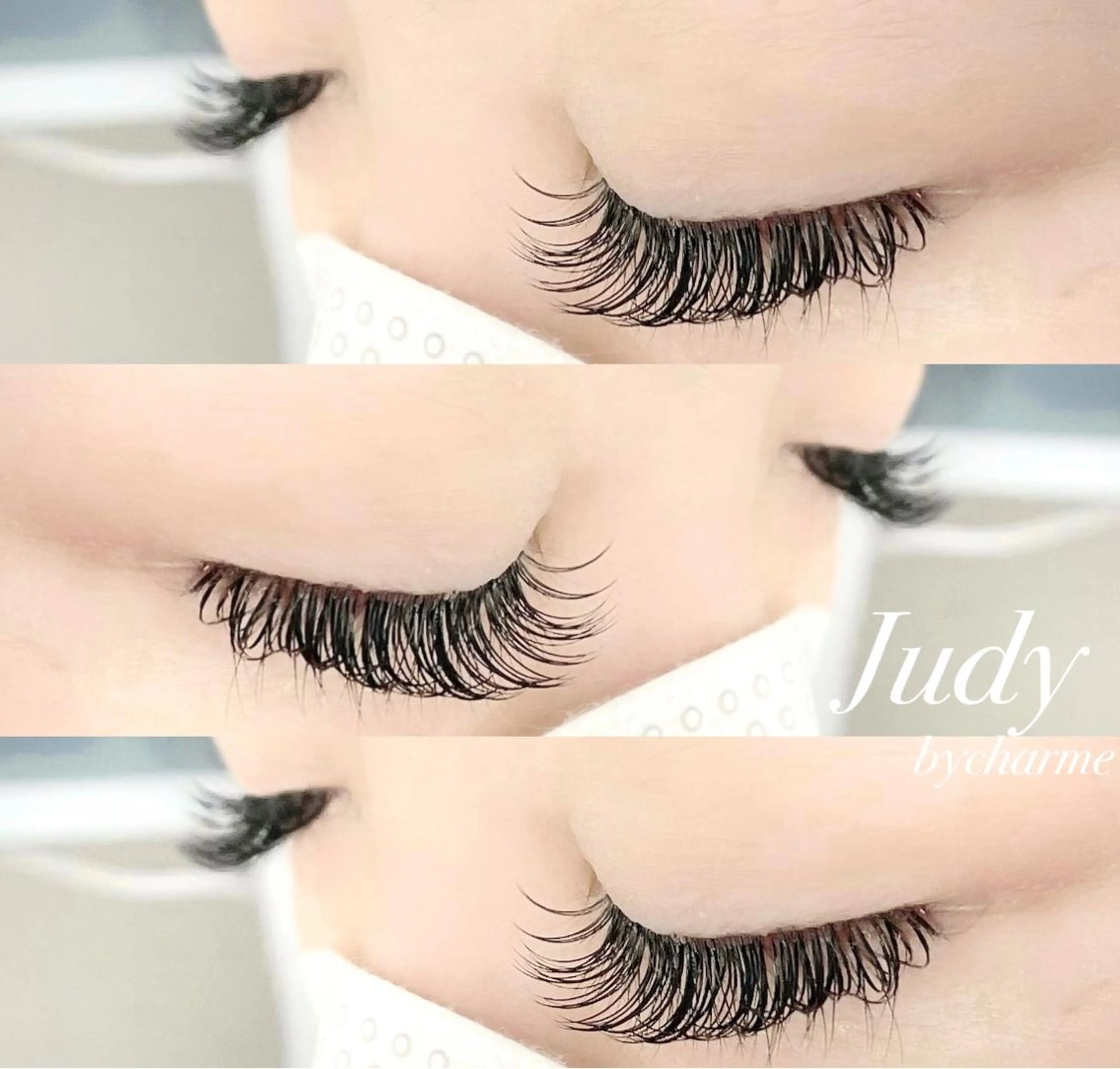 マツエク・マツパ 付け放題 フラットラッシュ パリジェンヌラッシュリフト セーブル マツエク Judy by charmeのマツエク・マツパデザイン