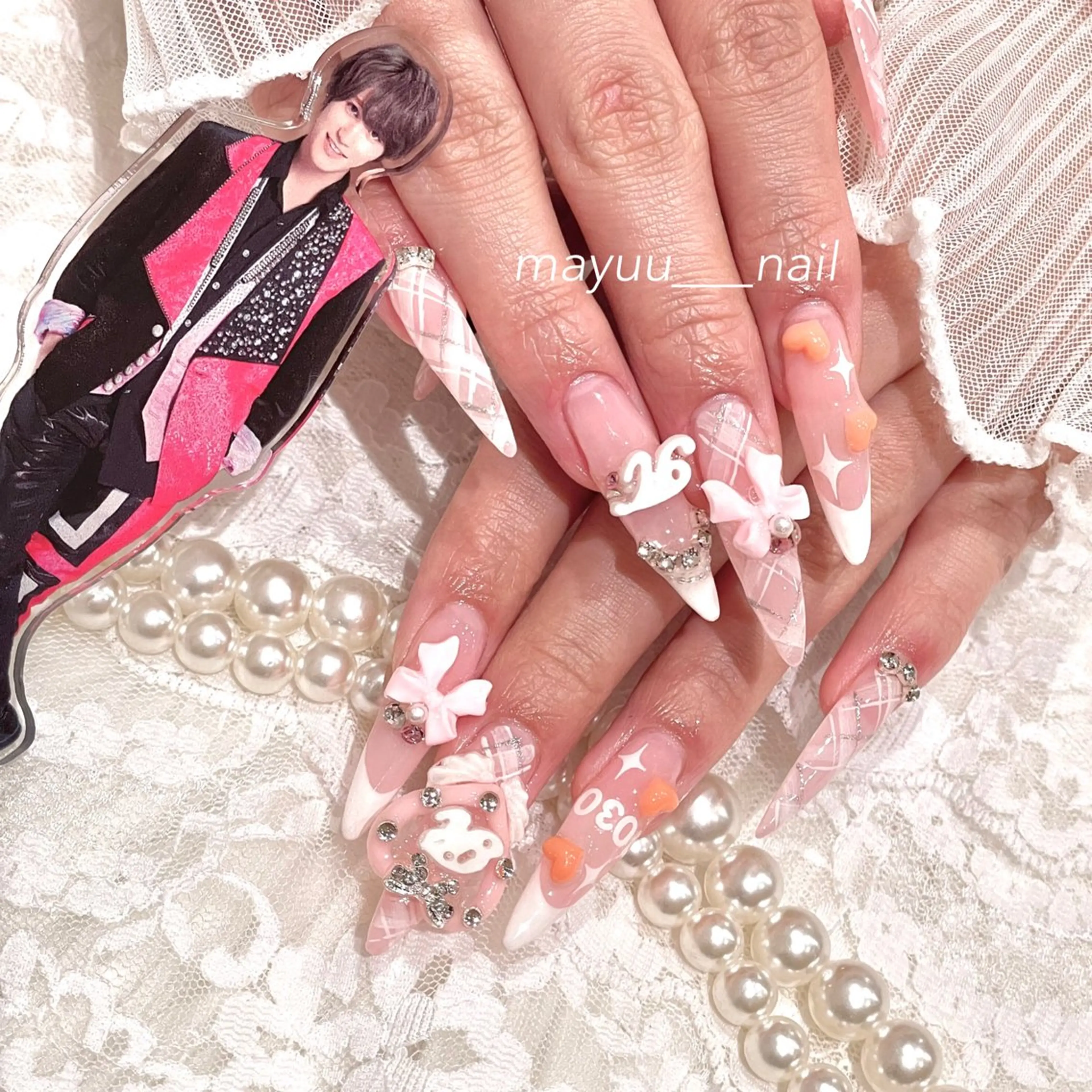 ネイル 🎀 Mayu 🎀痛ネイルのネイルデザイン