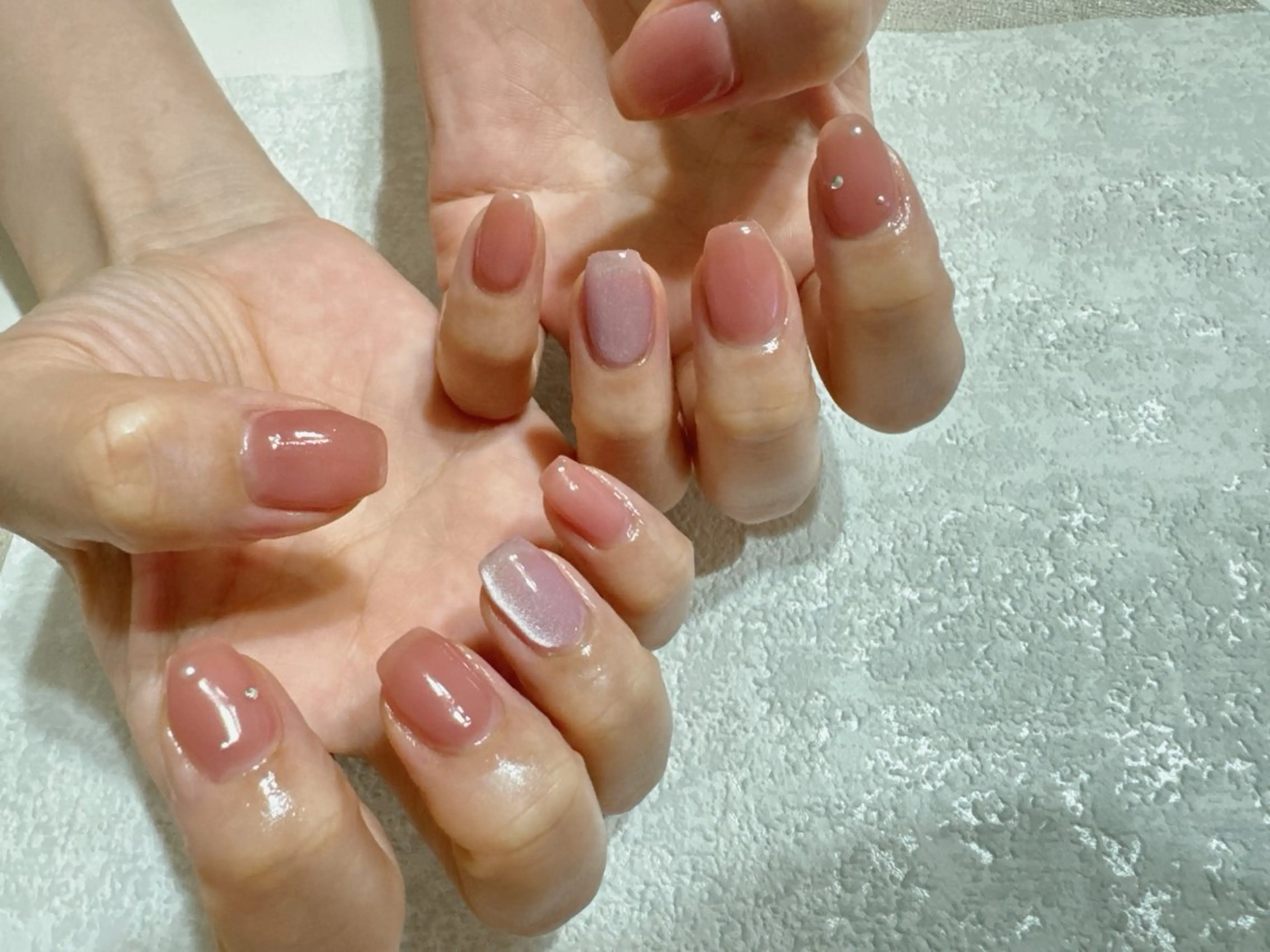 ネイル ジェルネイル マグネットネイル メンズネイル パラジェル シンプルネイル kikinail 溝の口のネイルデザイン