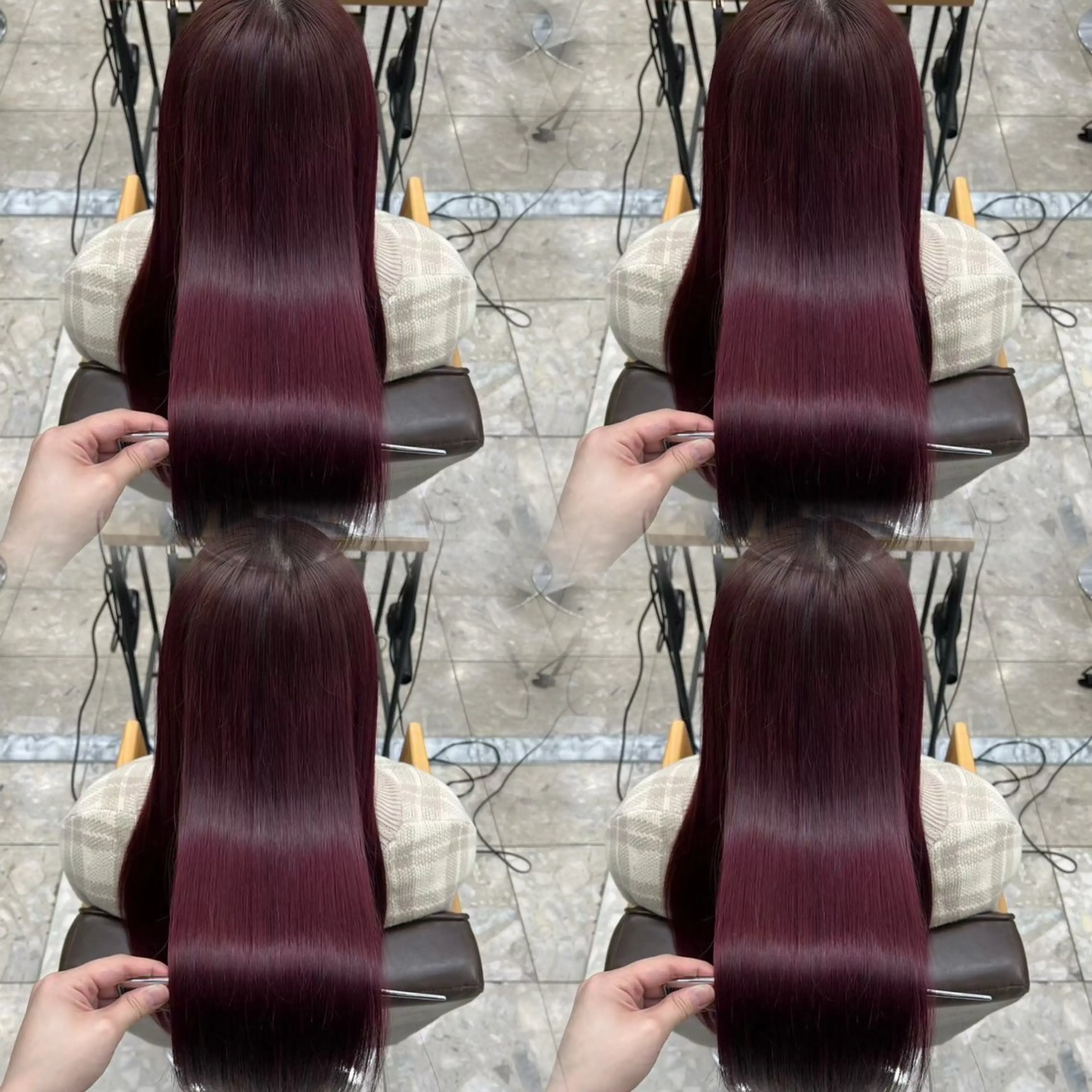 ロング メンズ ヘアカラー 韓国風モテ髪艶カラー /島村美雨のヘアスタイル