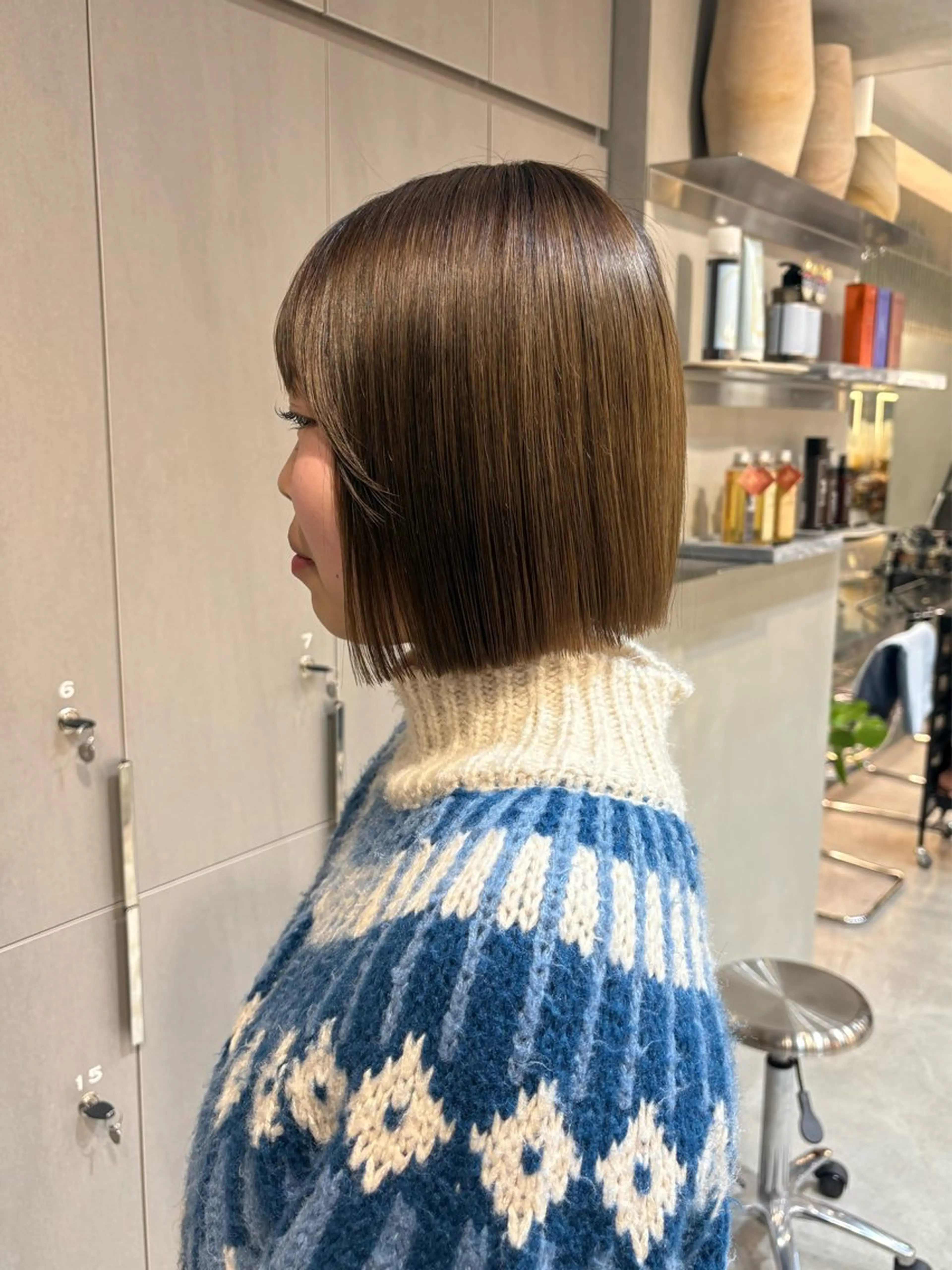 🍊【リピーター様限定‼️】カット➕うる艶カラー➕保湿スチーム超音波tr🍊ショート/ショートボブ/ボブ/レイヤー韓国の写真