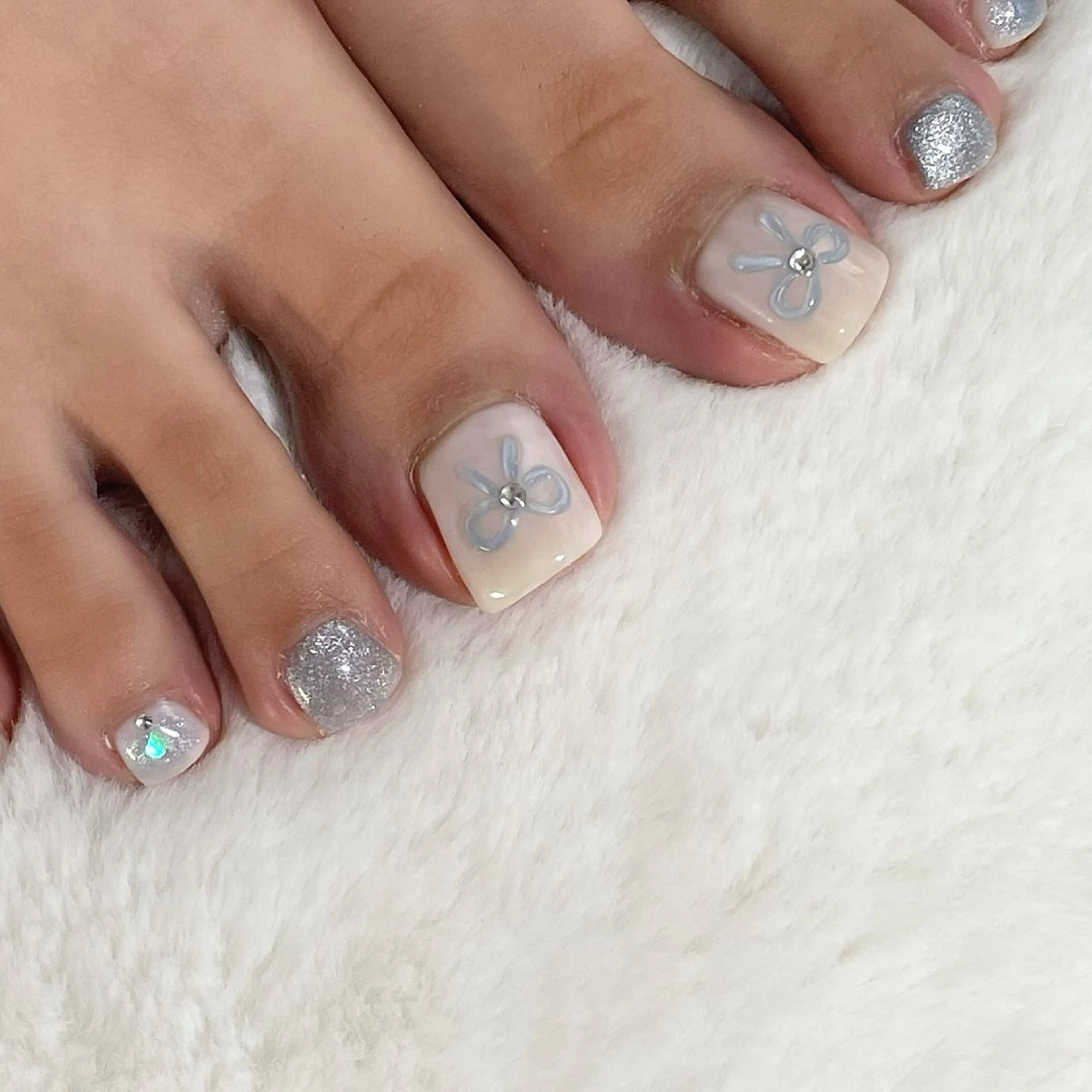 ネイル フットネイル ジェルネイル 東 千夏のネイルデザイン