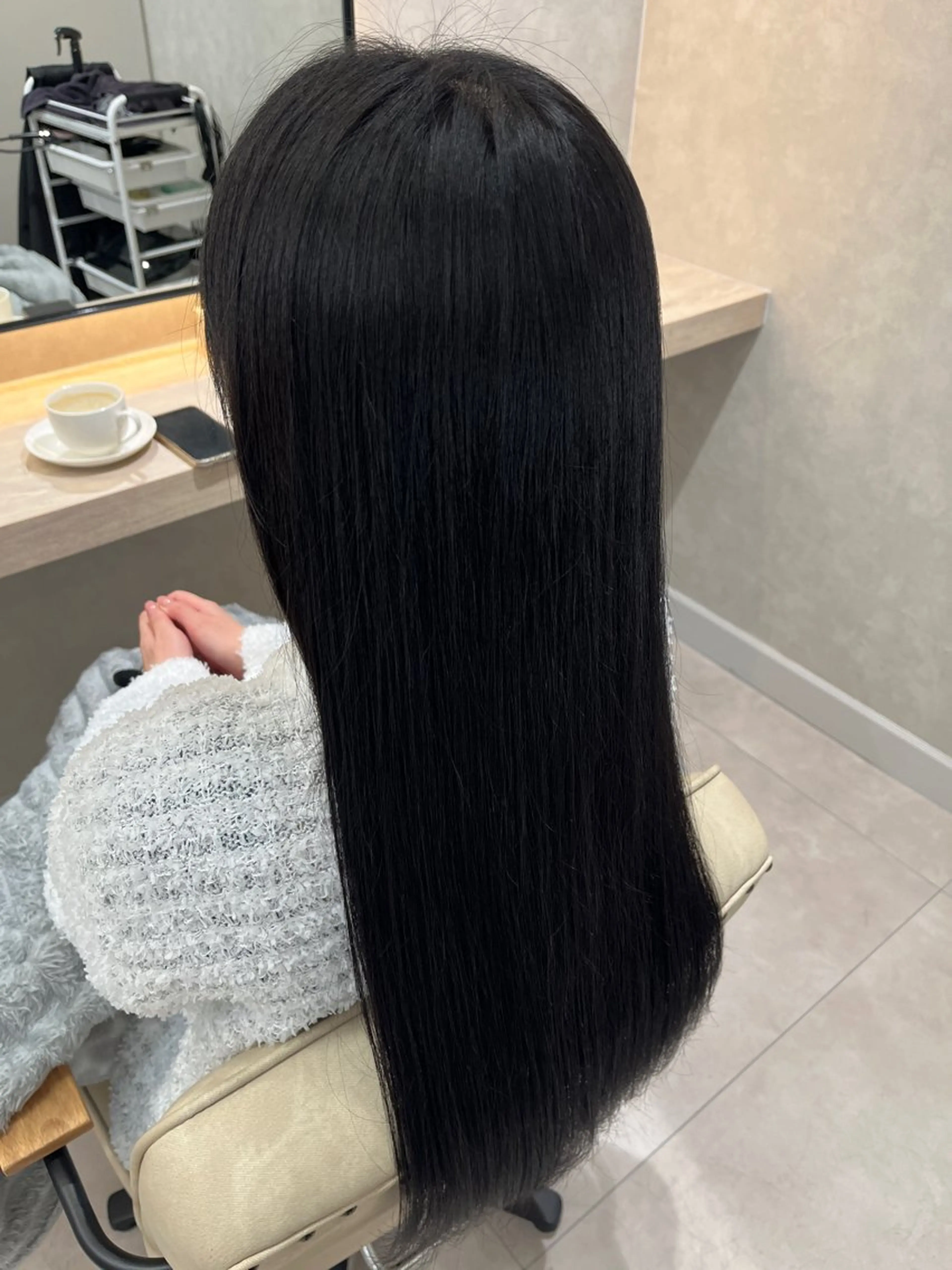 ロング カラー ヘアアレンジ カット ヘアカラー ✨NEW OPEN／ 透明感カラー／はるかのヘアスタイル