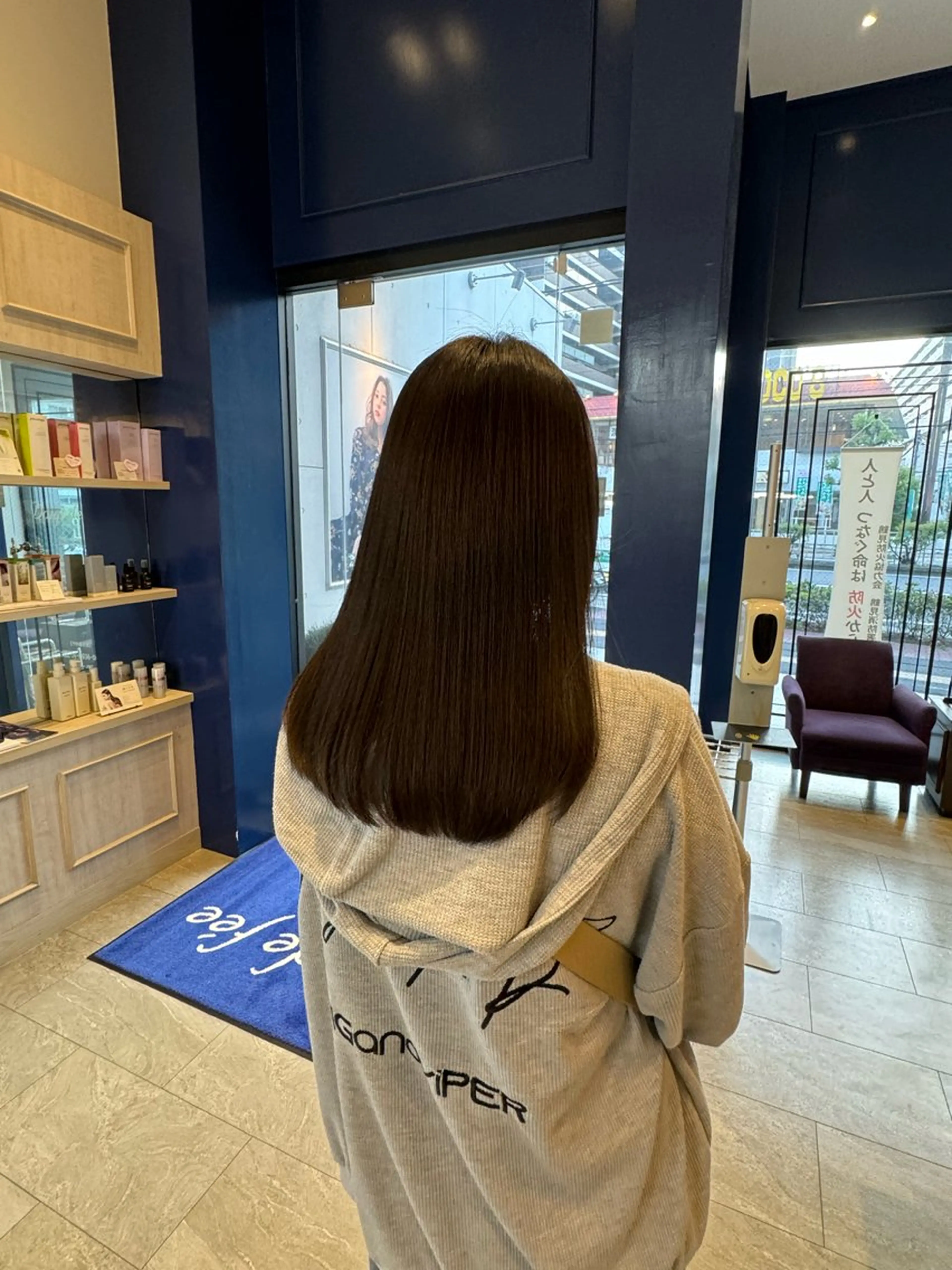 ロング カラー ショート/ボブ パーマ/中原のヘアスタイル