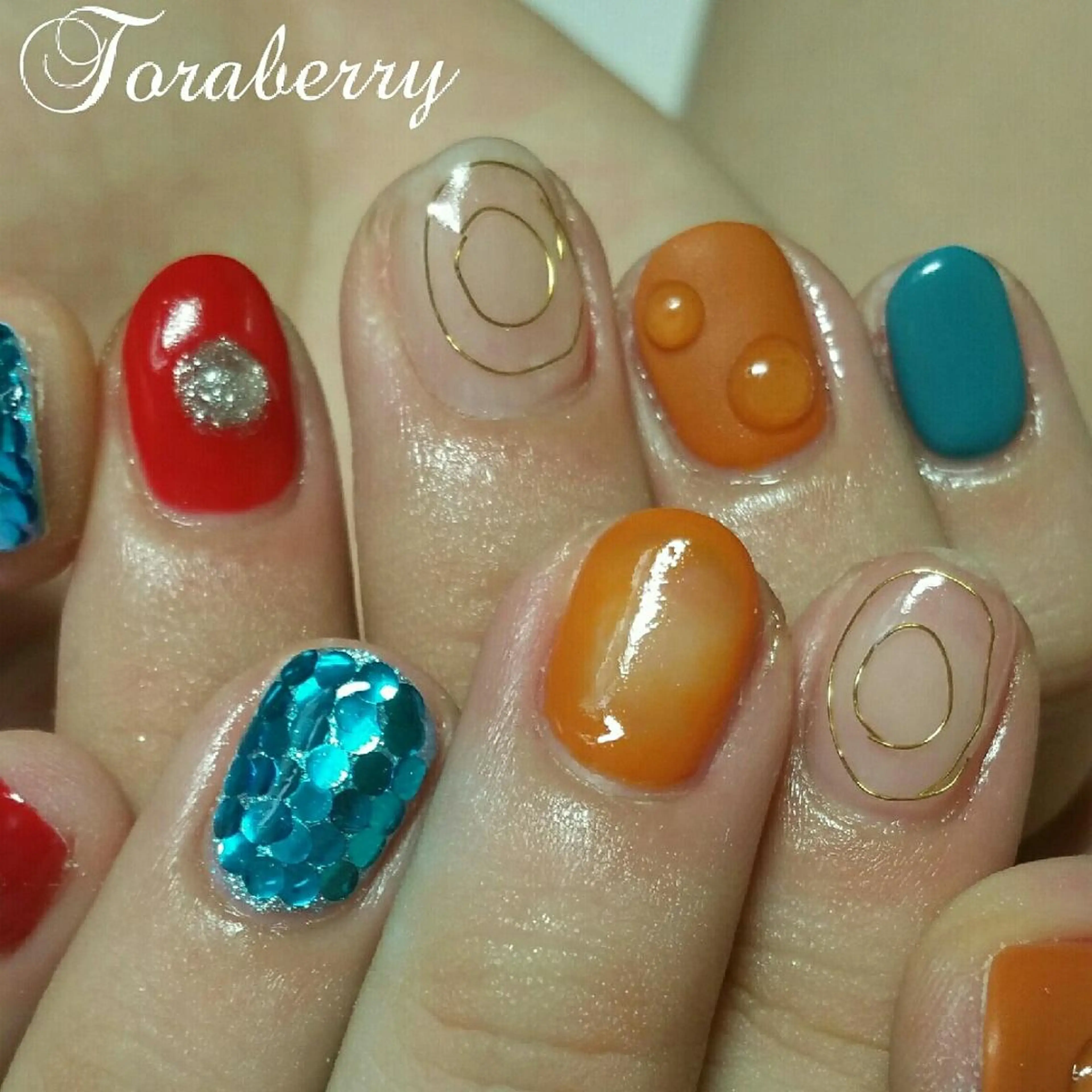 ネイル 持ち込み ネイリスト なつみのネイルデザイン