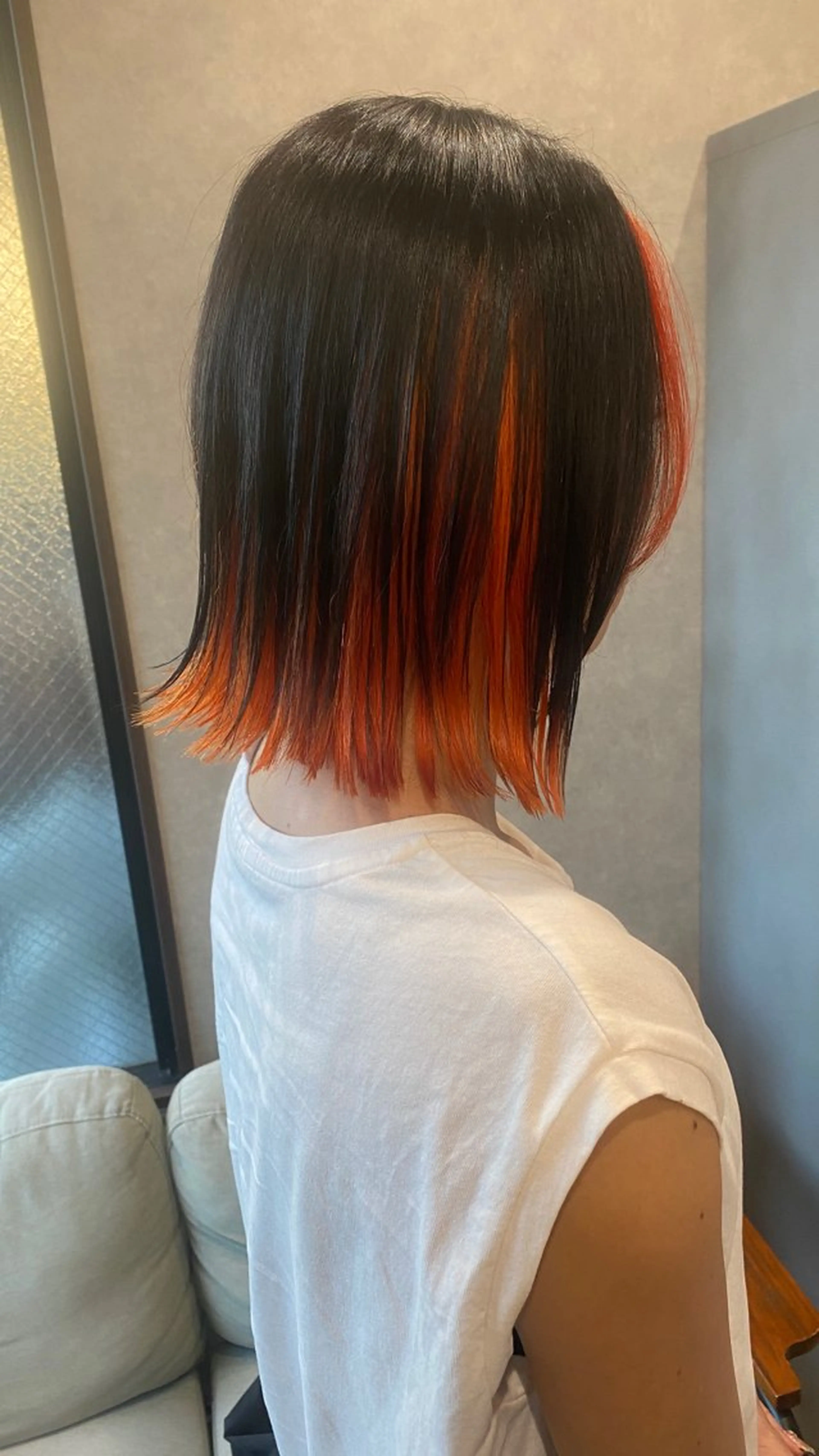 ミディアム ヘアカラー Bianca  代表 硲　貴亮【東武練馬】のヘアスタイル