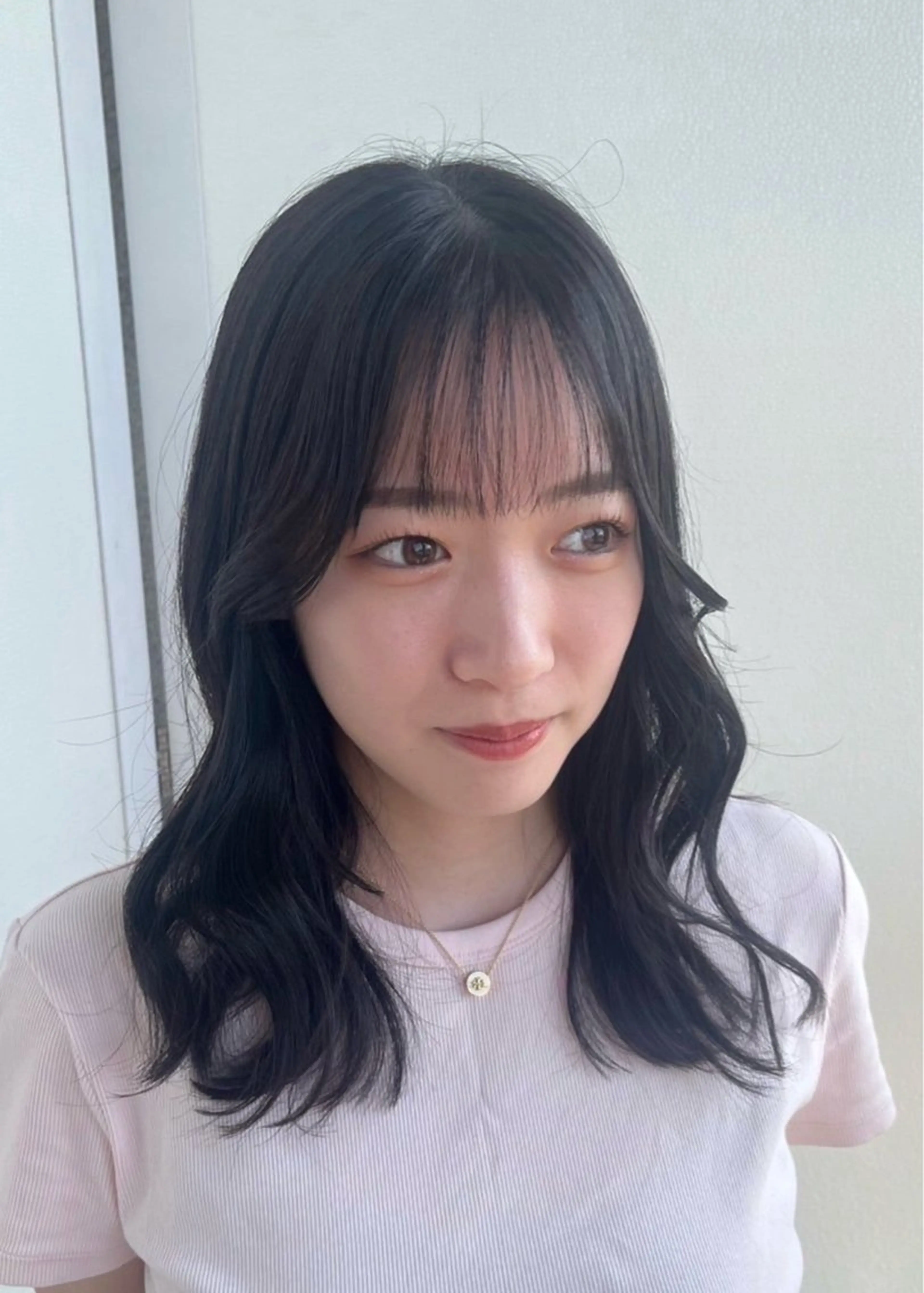 カラー 透明感カラー reuna rikoのヘアスタイル