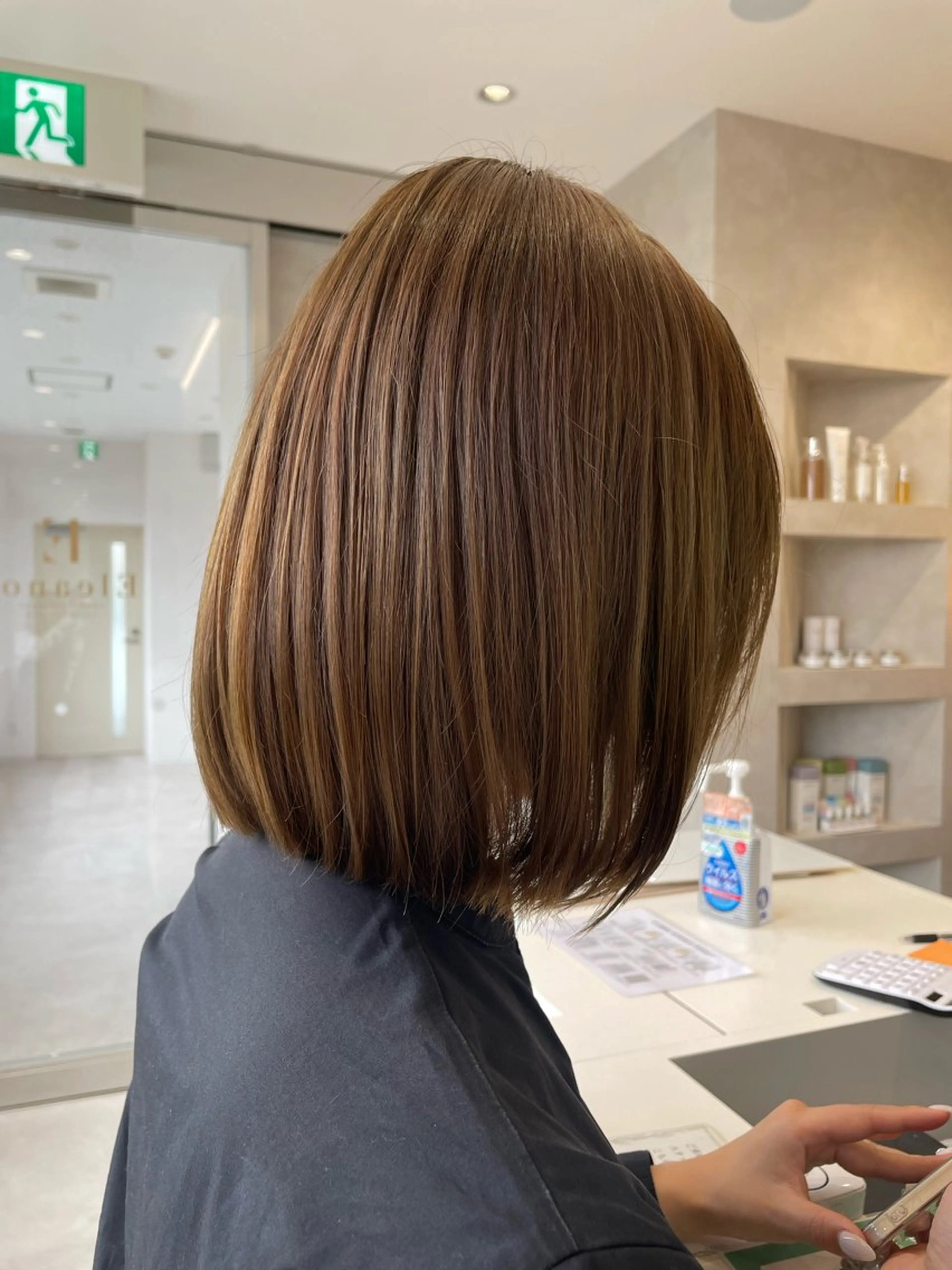 カラー ベージュカラー 透明感カラー オリーブベージュ 🫖Eleanor Aya🥞のヘアスタイル