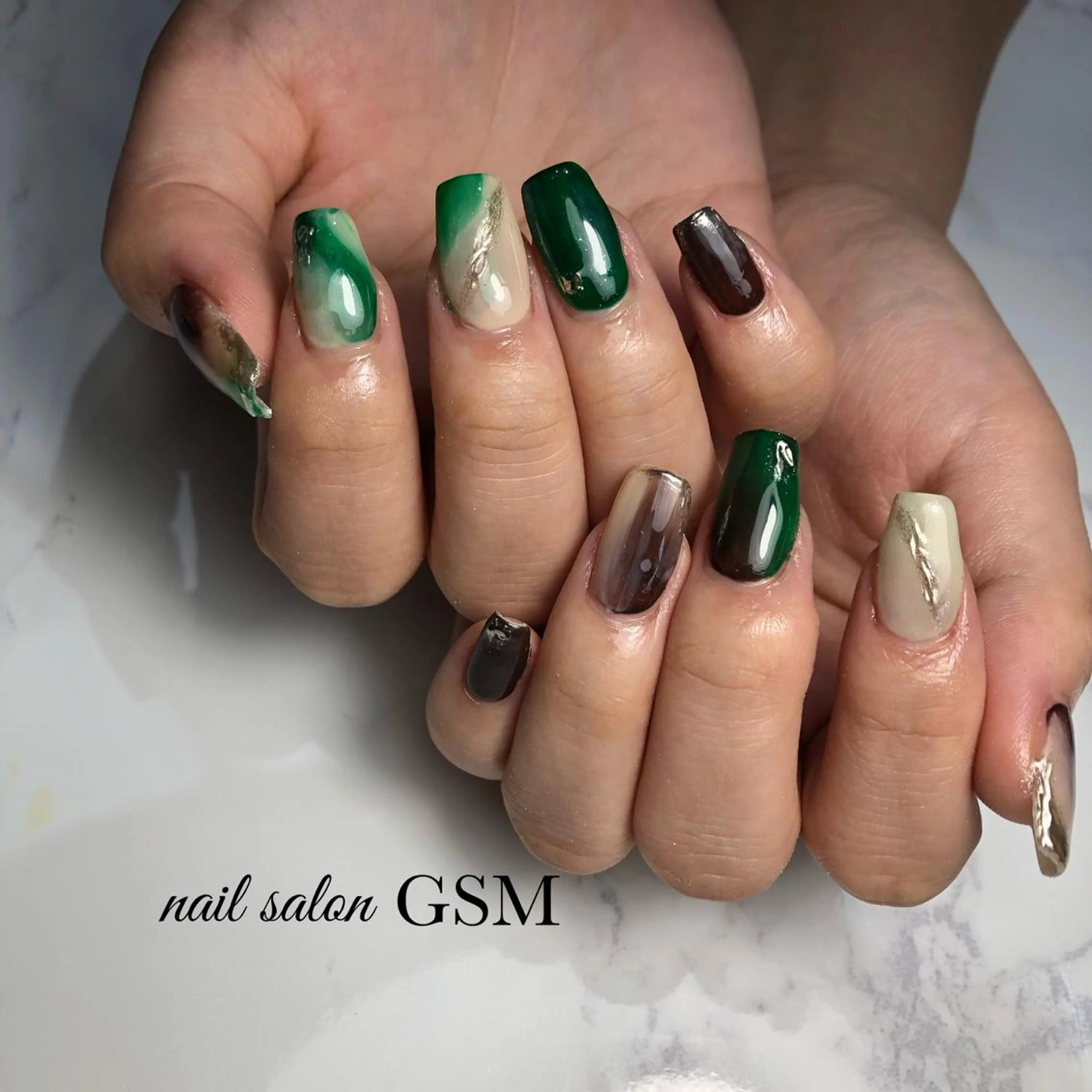 ネイル ニュアンスネイル nail salon GSMのネイルデザイン