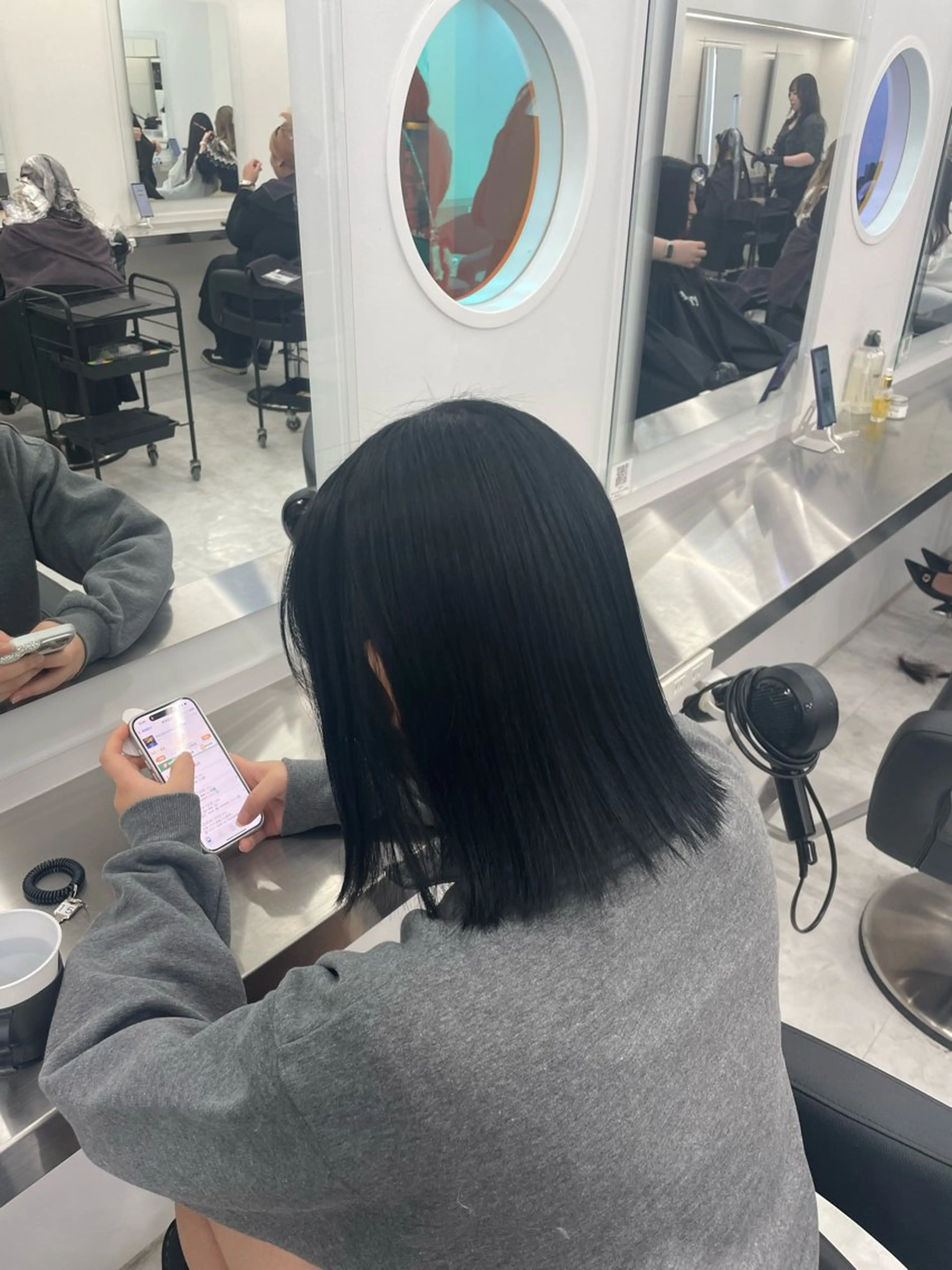 ロング カラー 中韓レイヤー/ ブラウン🤎はやとのヘアスタイル