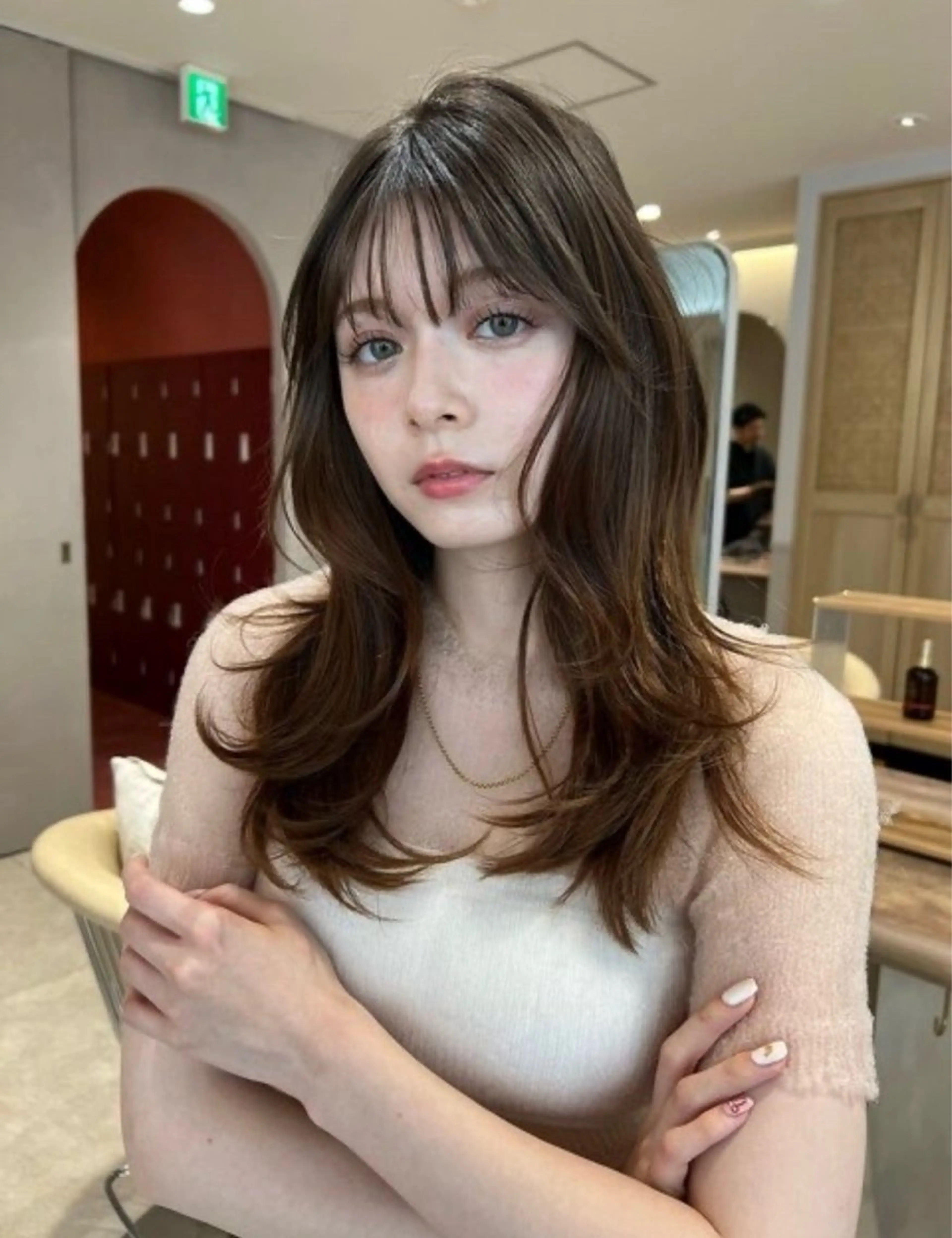 カラー 🍒HARUKA🍒 髪質改善/艶髪/韓国のヘアスタイル