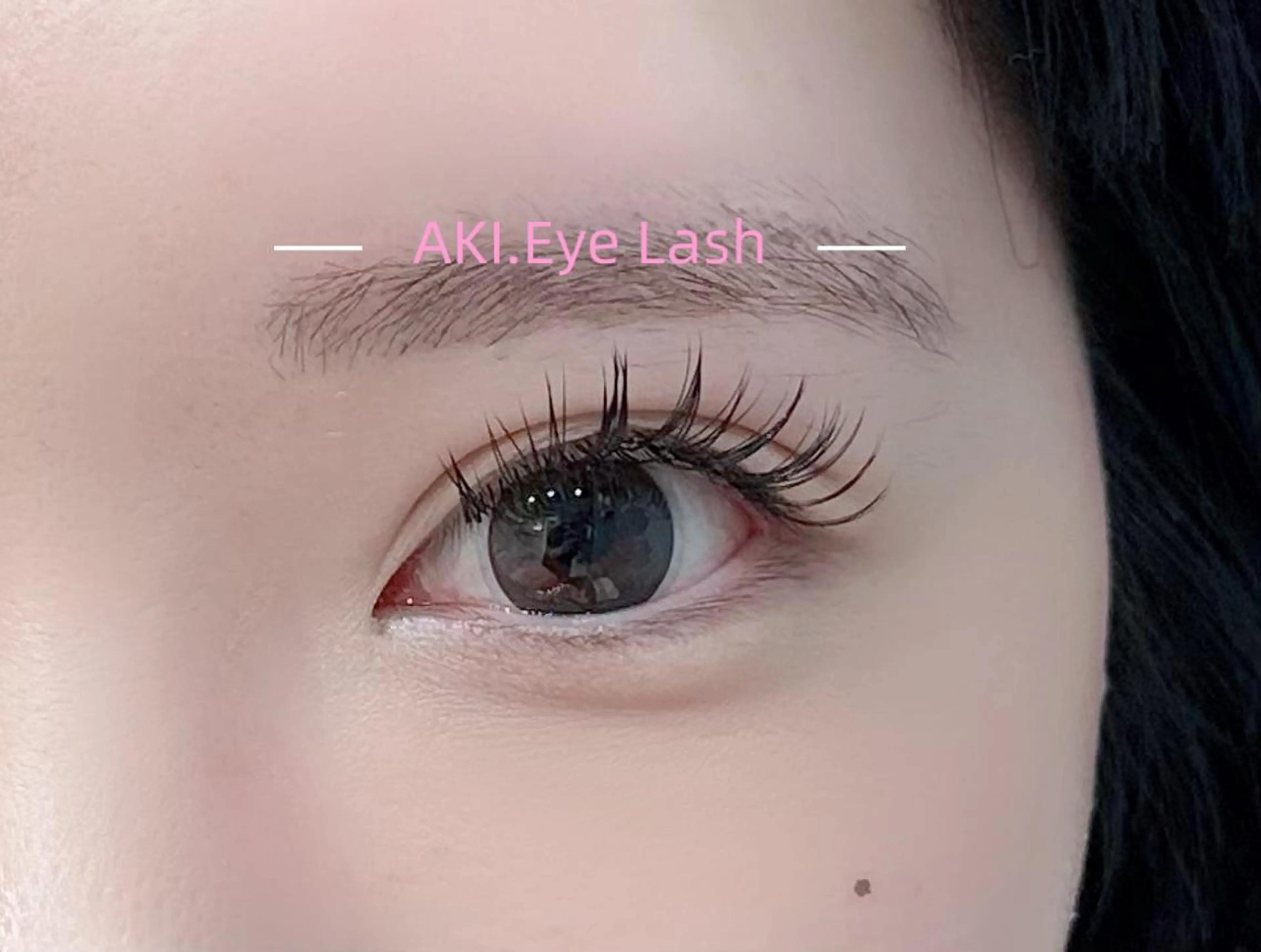 マツエク・マツパ Dカール フラットラッシュ マツエク AKI. 小林のマツエク・マツパデザイン