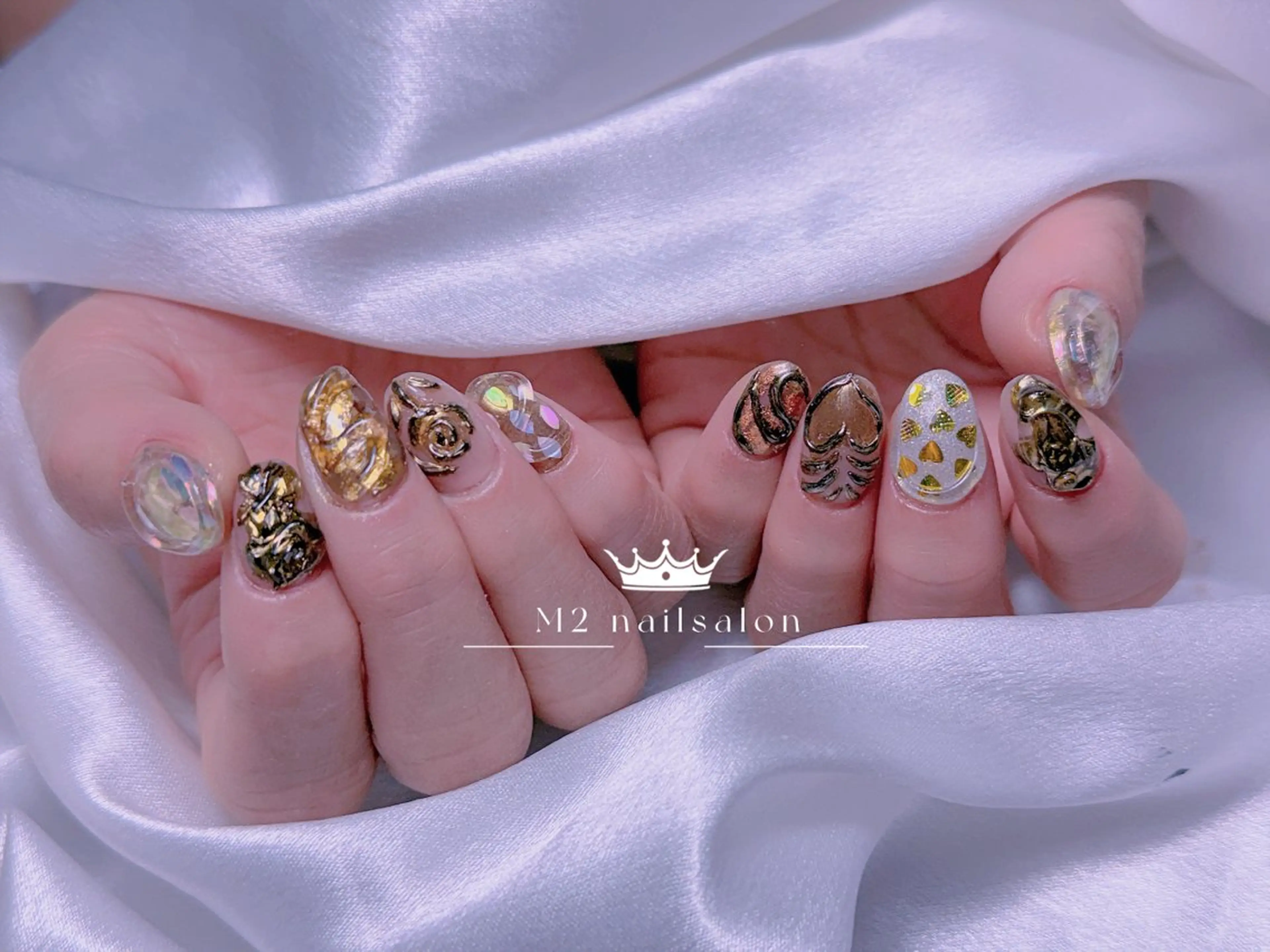 ネイル ハンドネイル 長さだし専門店 M2　rikaのネイルデザイン