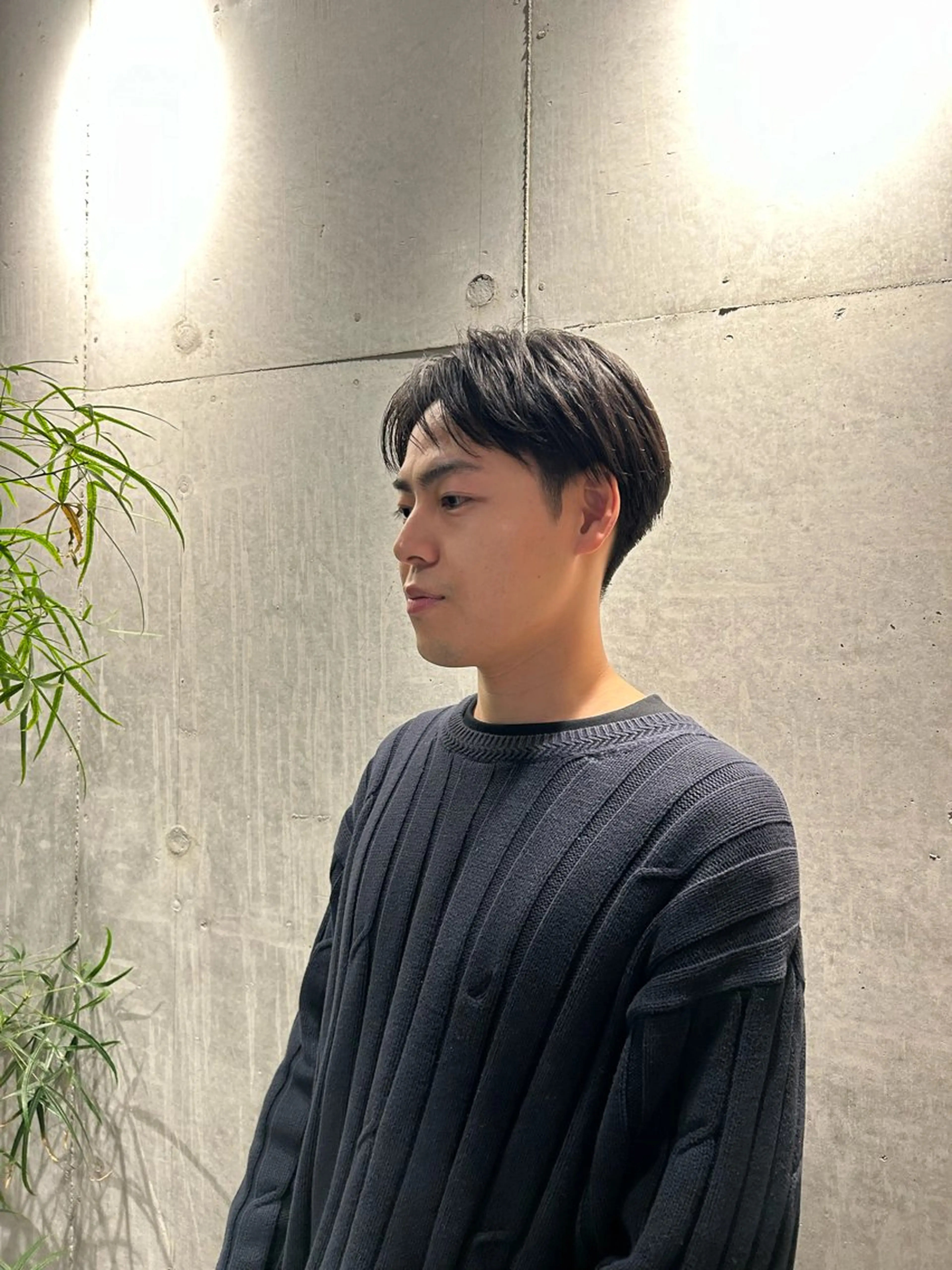 ショート メンズ 刈り上げ 伸ばしかけ カット 葉月/ボブ/ 透明感カラー／中目黒のヘアスタイル