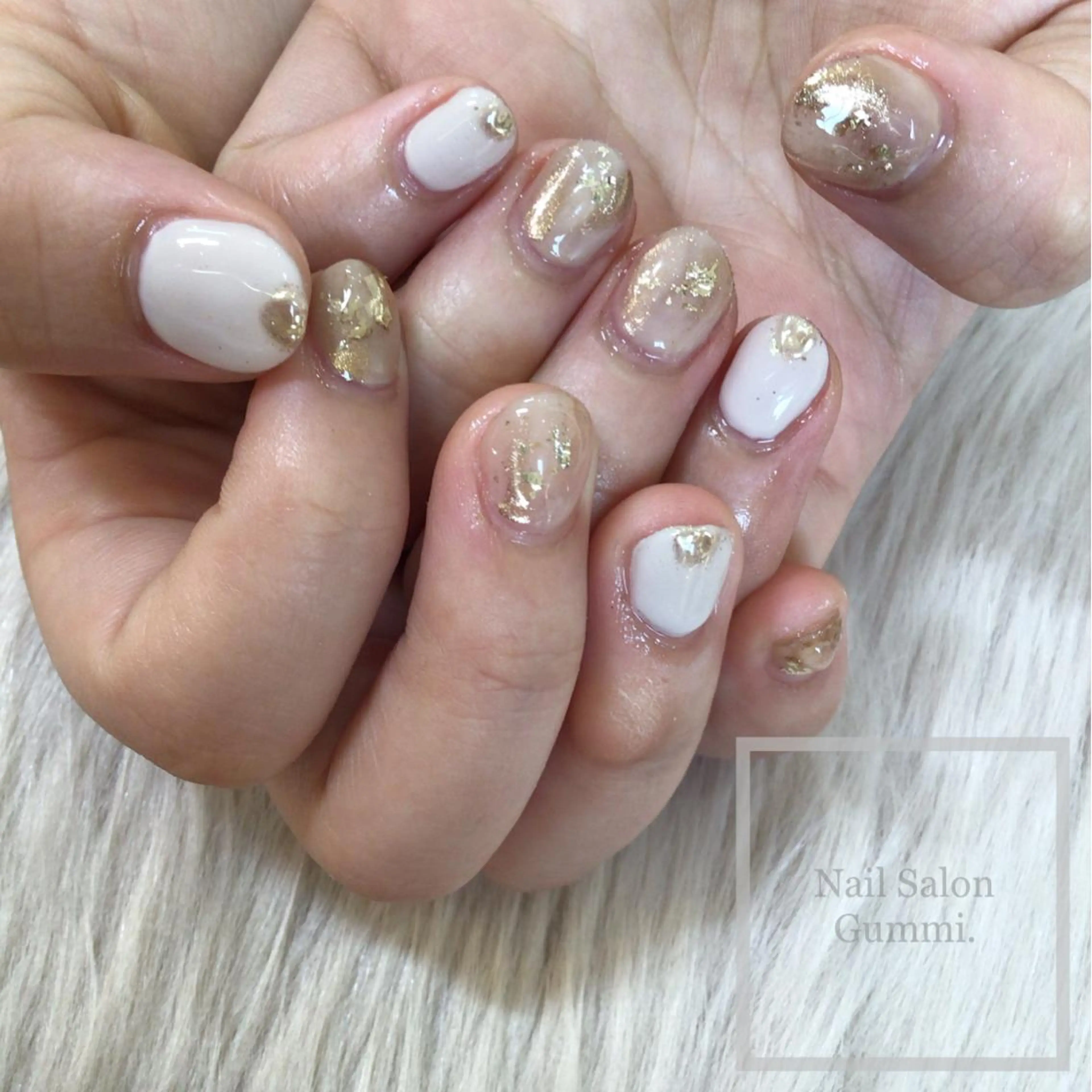 ネイル キラキラネイル 韓国ネイル ラメ(グリッター) ミラーネイル 持ち込み Nail Salon Gummi.のネイルデザイン