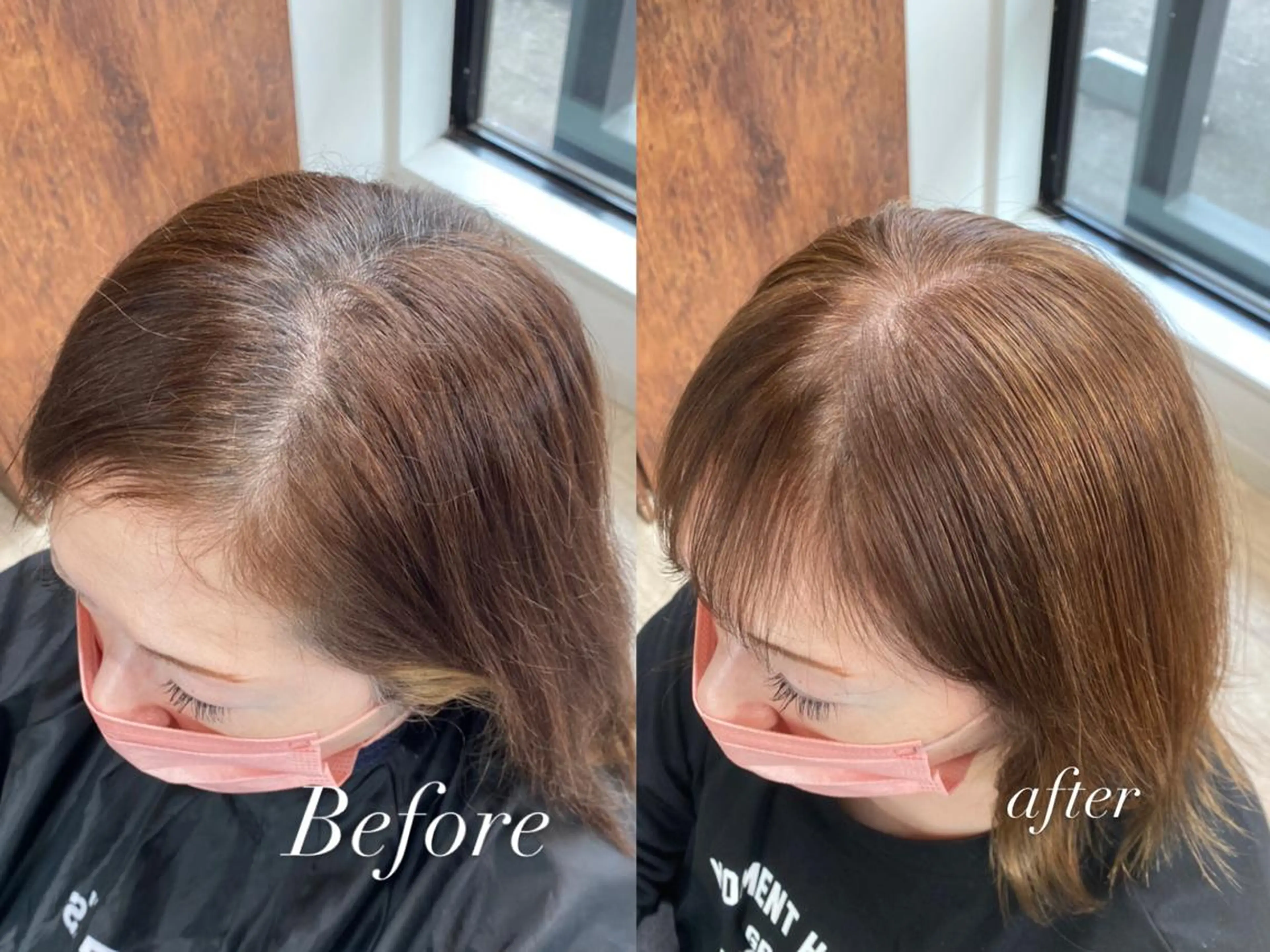 ミディアム 髪質改善 髪質改善カラーゆうひのヘアスタイル