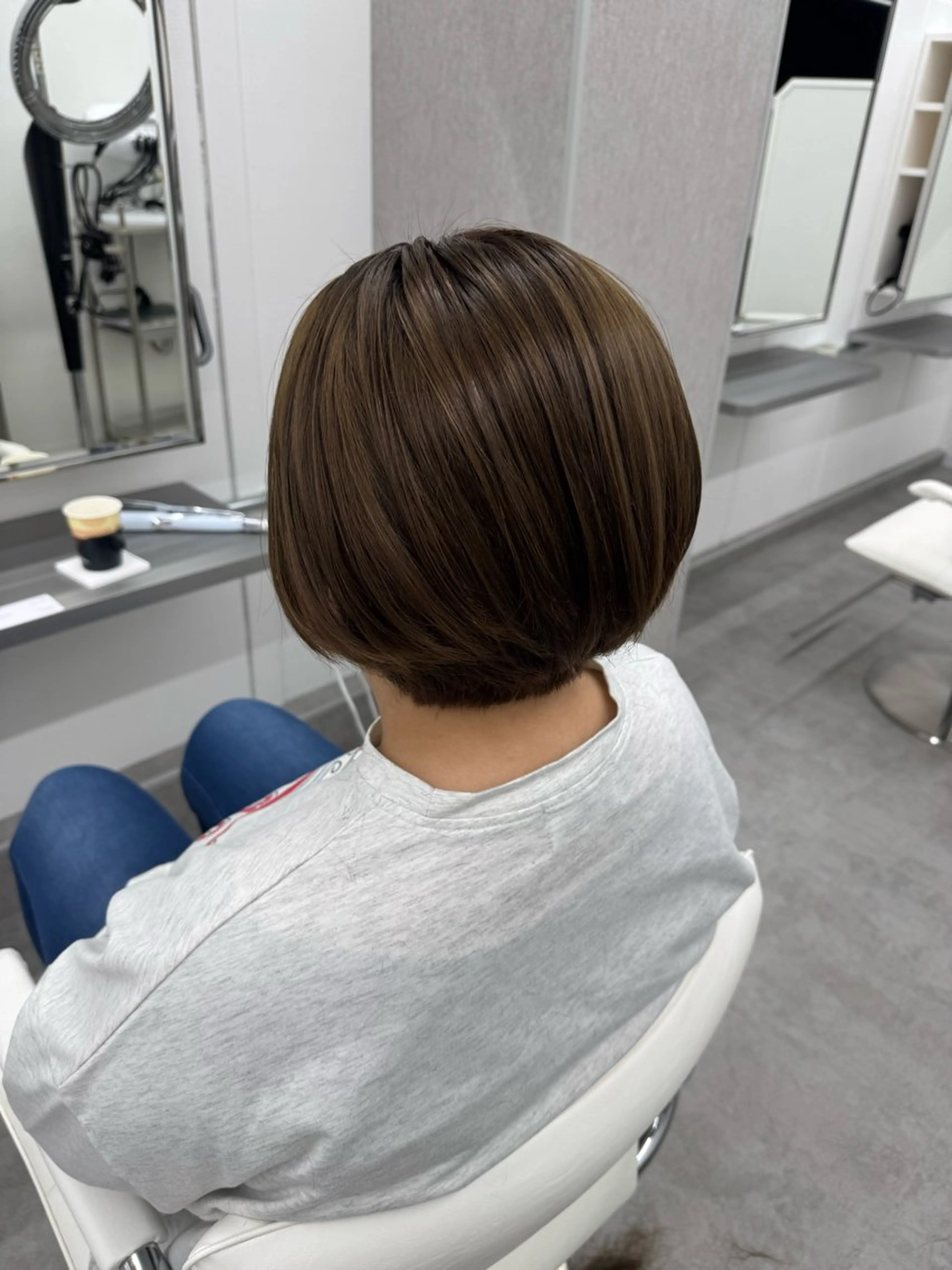 ショート カラー カット ヘアカラー トリートメント 🕯コバ/レイヤー/ 美髪縮毛🕯のヘアスタイル