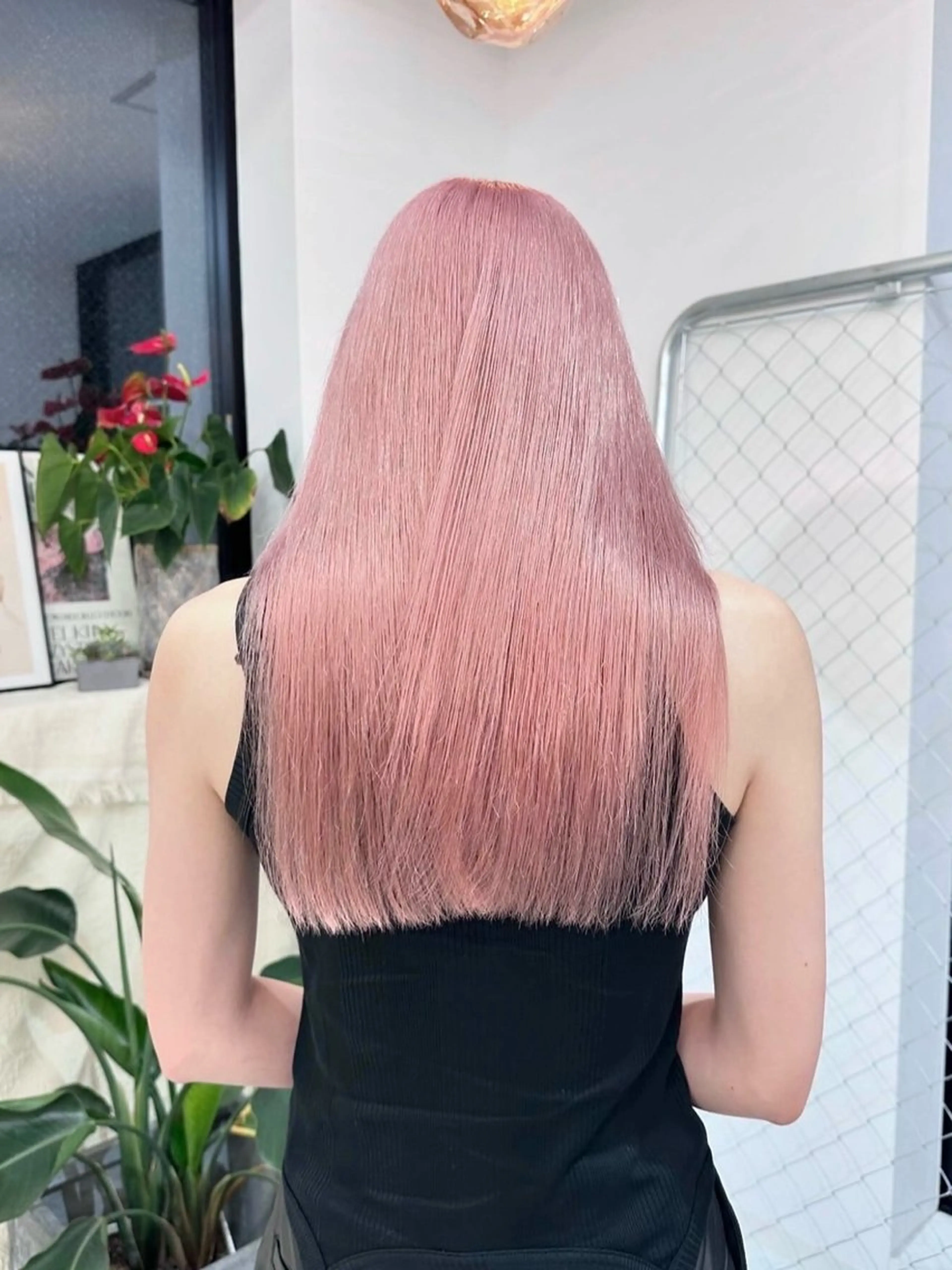 セミロング カラー ヘアアレンジ ヘアカラー トリートメント TAKUMAブリーチ /切りっぱなし🪽のヘアスタイル