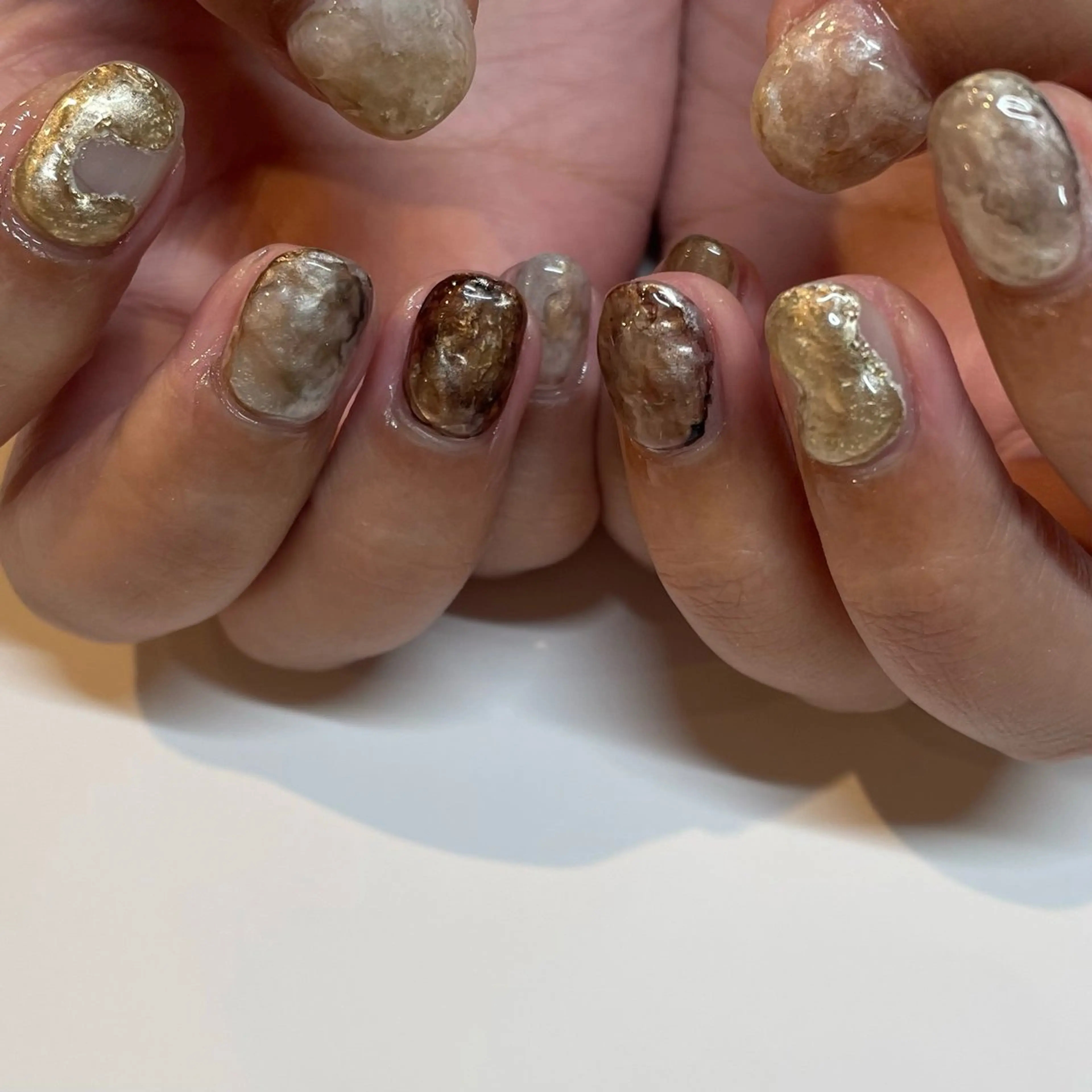 ネイル ニュアンスネイル Manon Yuiのネイルデザイン