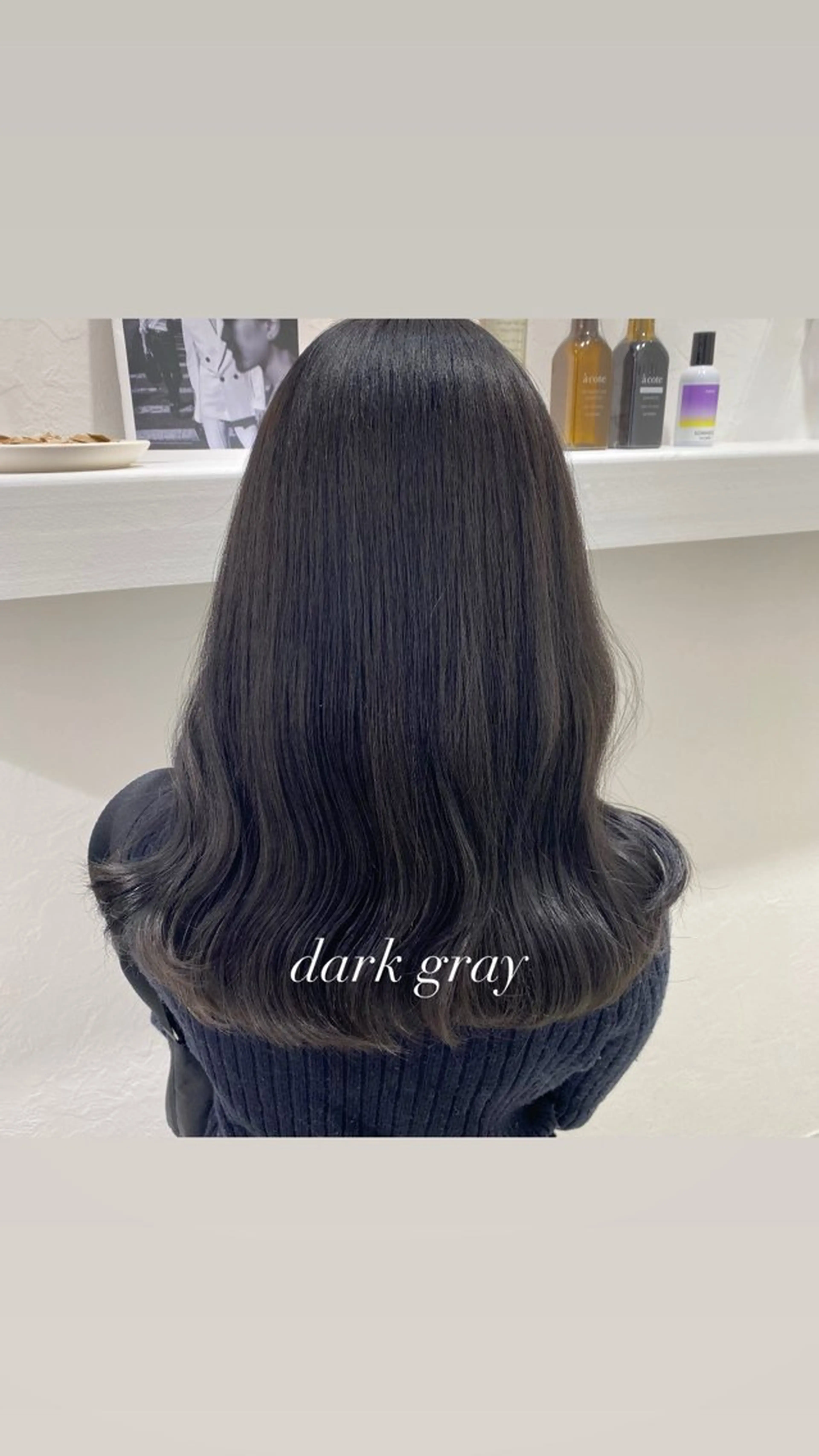 セミロング カラー 透明感カラー カット ヘアカラー トリートメント 艶カラー/韓国風ヘア 🩵shioneのヘアスタイル