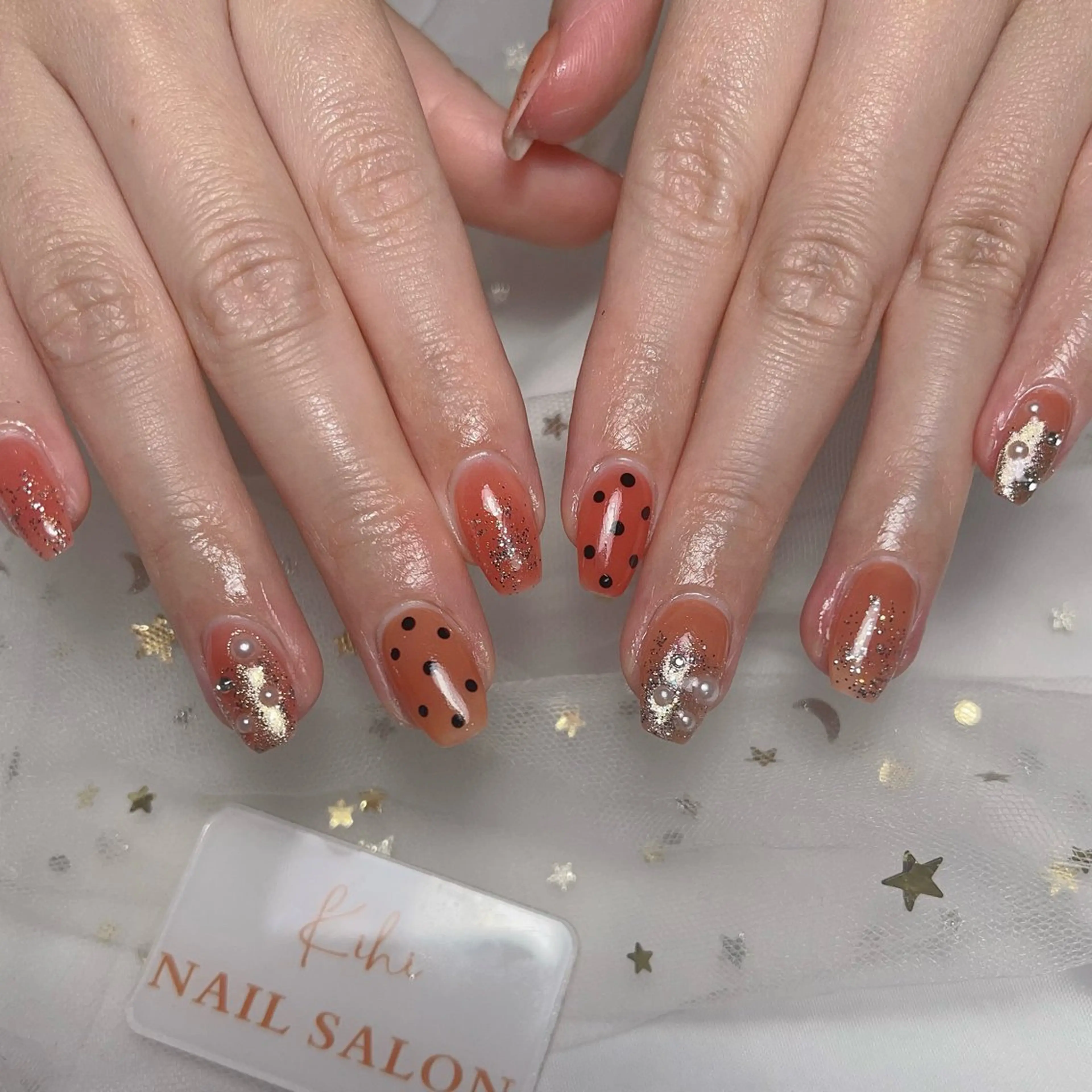 ネイル アートネイル フレンチネイル ジェルネイル グラデーション 韓国ネイル ハンドネイル ハンドケア さくら💮💮 【オフ無料】のネイルデザイン