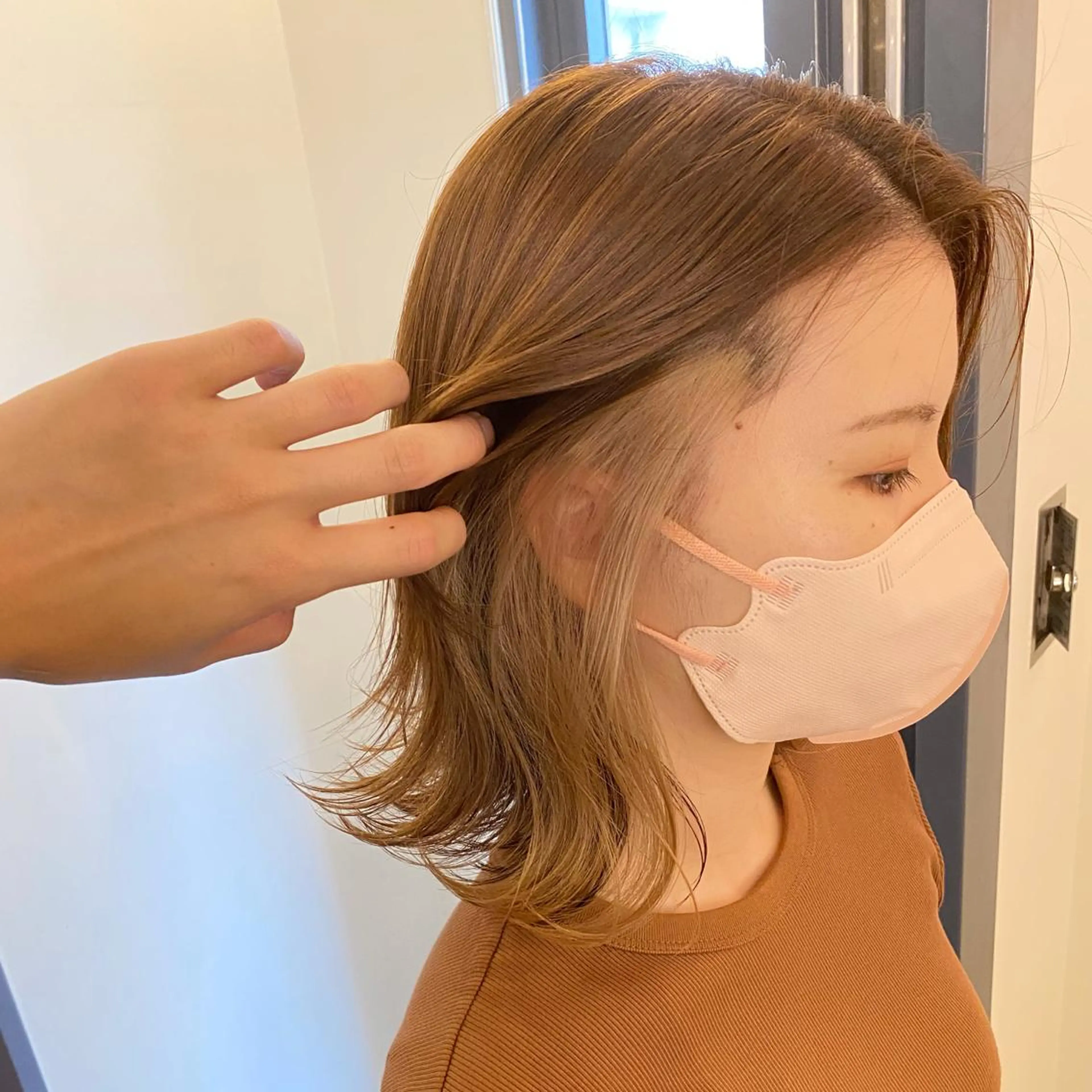 ミディアム カラー ✂韓国レイヤー 🦋みやび🪽のヘアスタイル