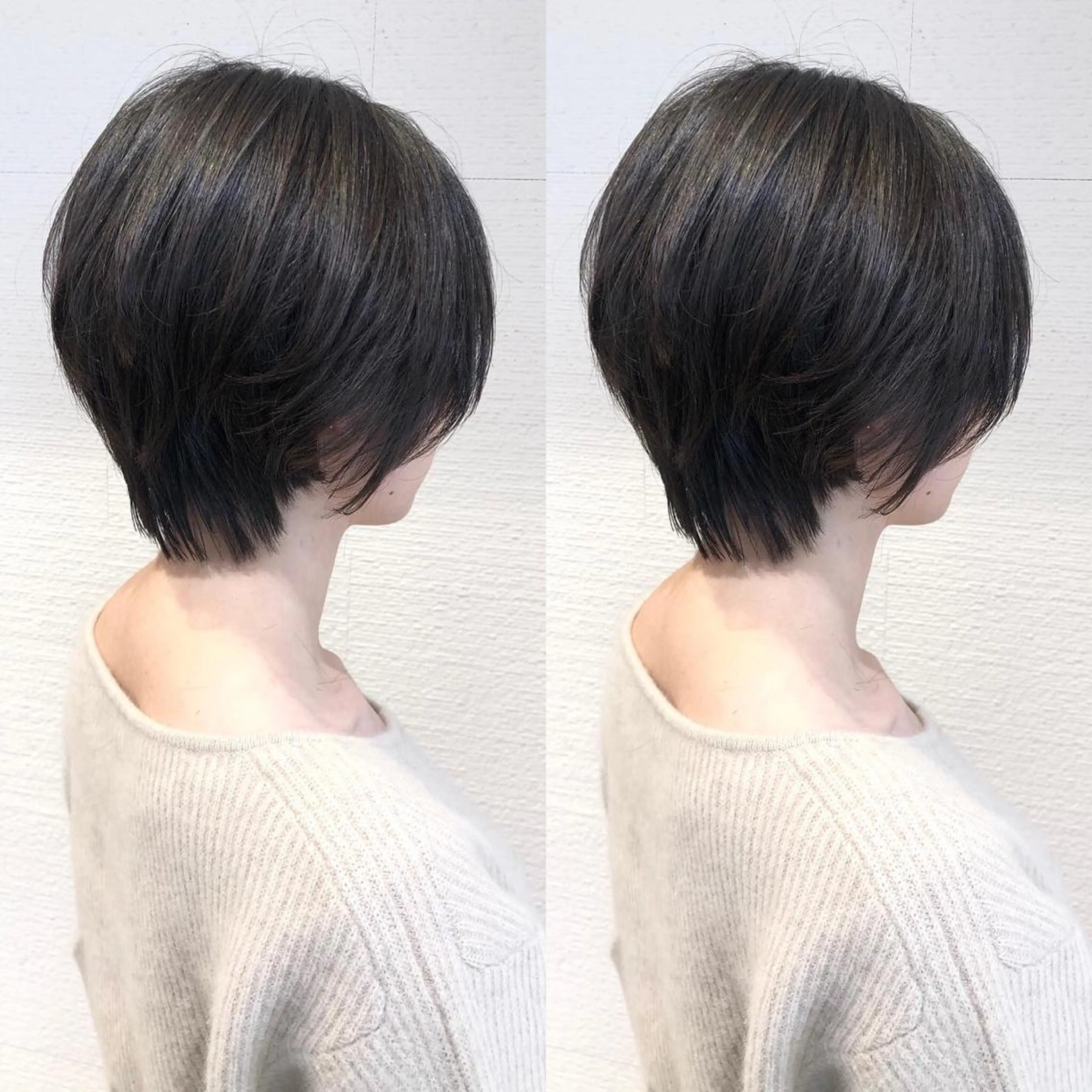 ショート カラー 三鷹で1番ショート ボブをカットする新谷のヘアスタイル