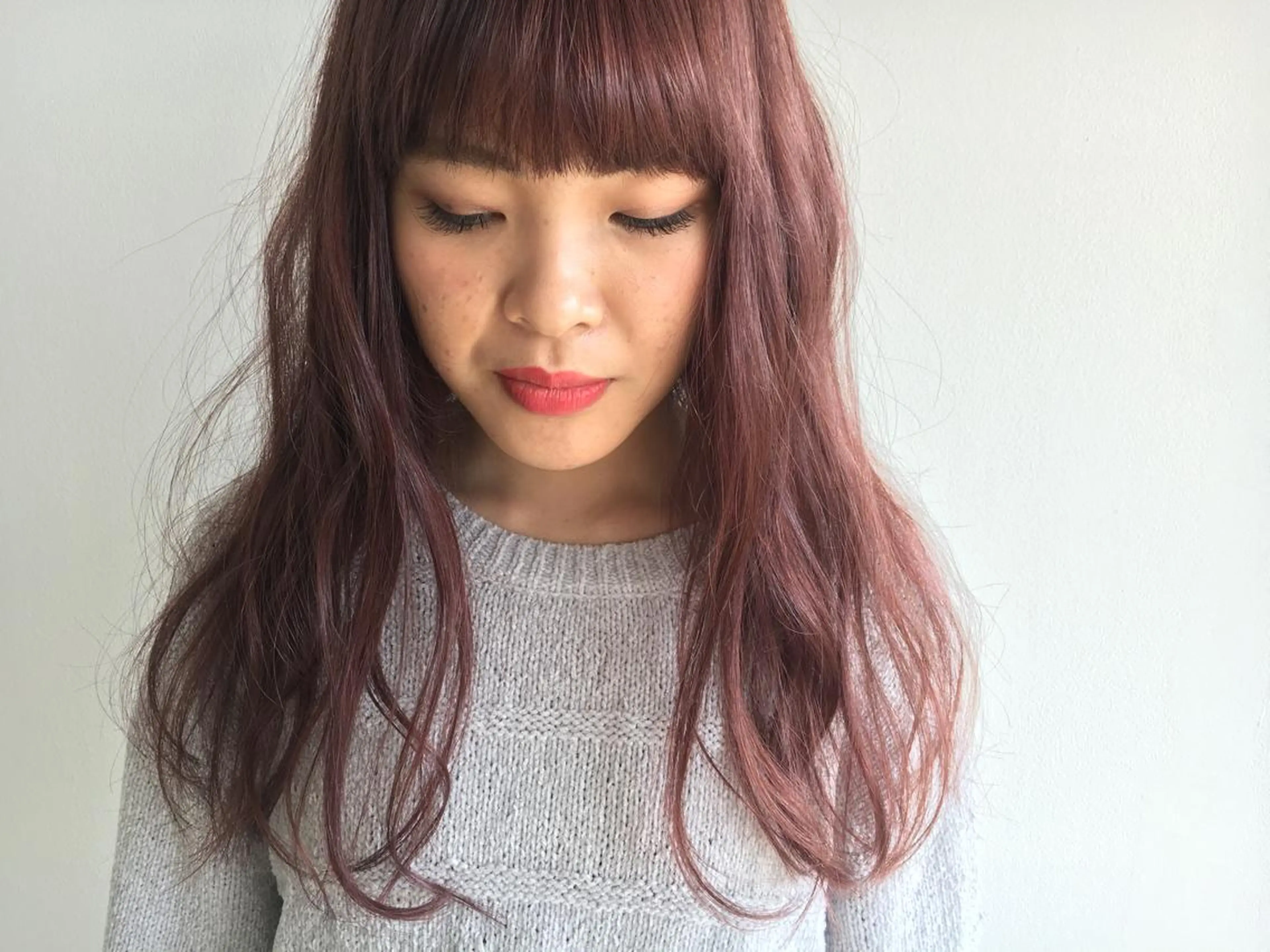 ロング カラー ヘアアレンジ ピンクカラー マンツーマン施術🦋 ayajuのヘアスタイル