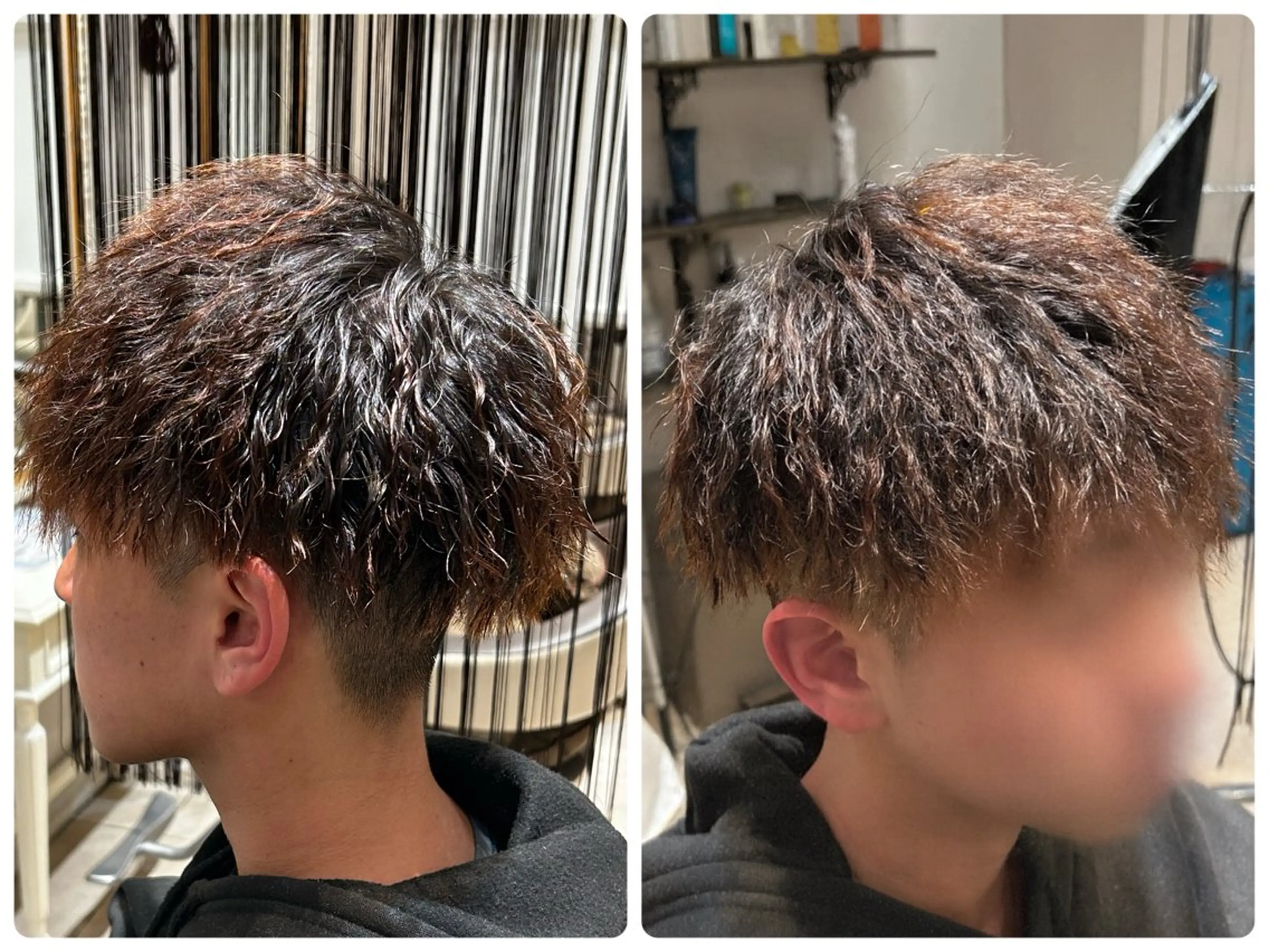 パーマ メンズ カット パーマ 鳥山 空良のヘアスタイル