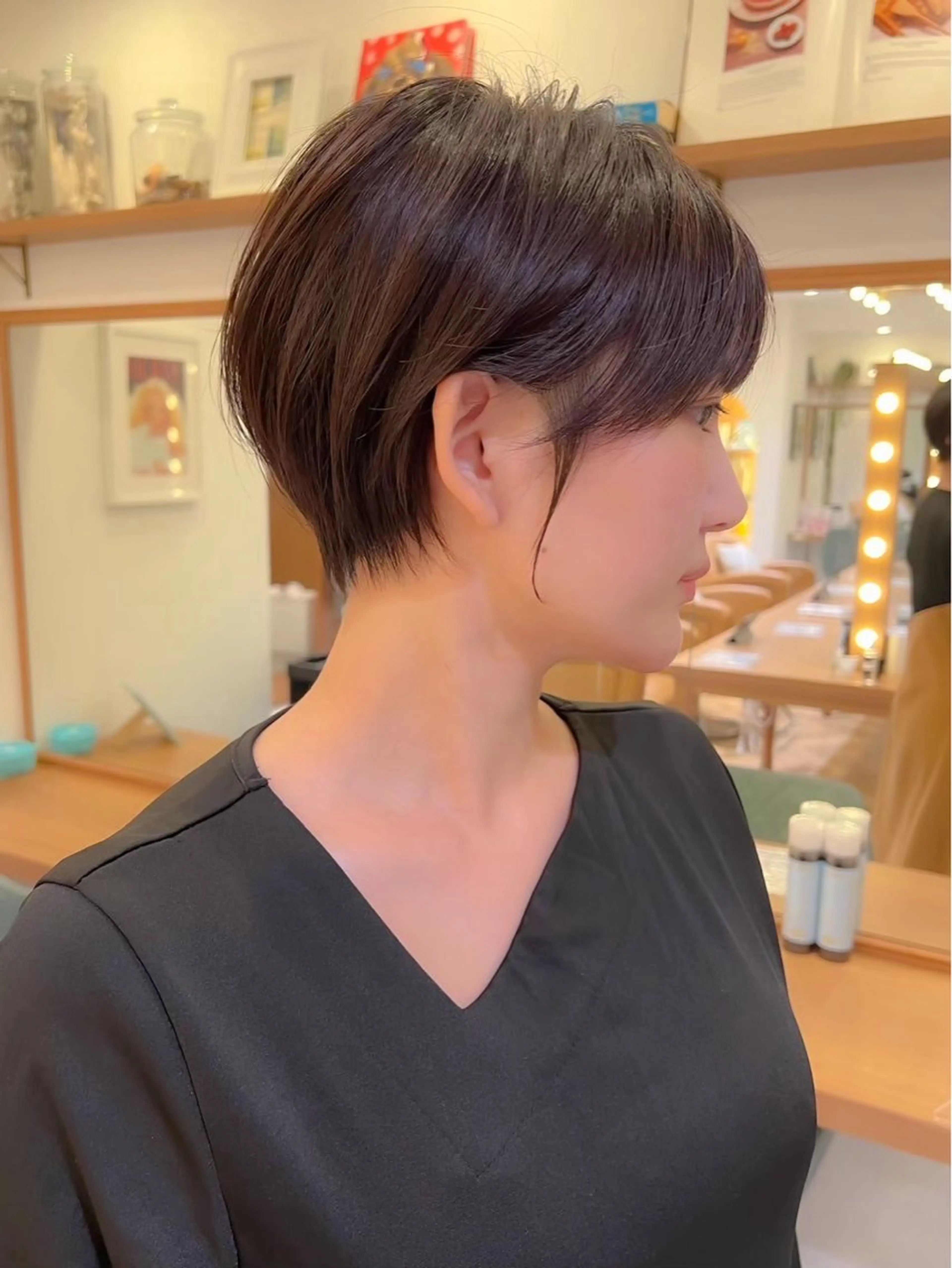 ショート ショートヘア 小顔カット カット ヘアカラー トリートメント ヘッドスパ taiga レイヤー /髪質改善/矯正🌈のヘアスタイル